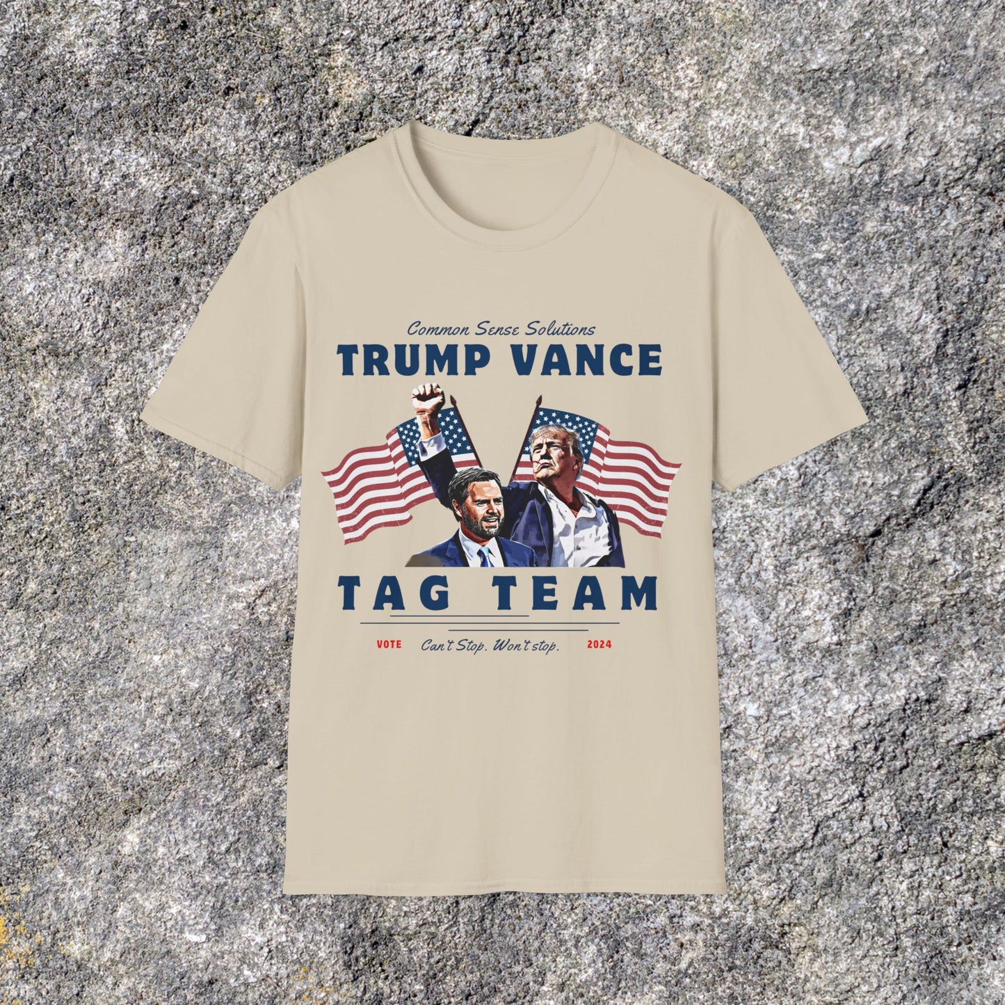Trump Vance Tag Team Shirt | Donald Trump 2024 Shirt | Soft Cotton Shirt Adult shirt Unisex Ultrasoft Cotton shirt | Trump Fist Shirt | JD