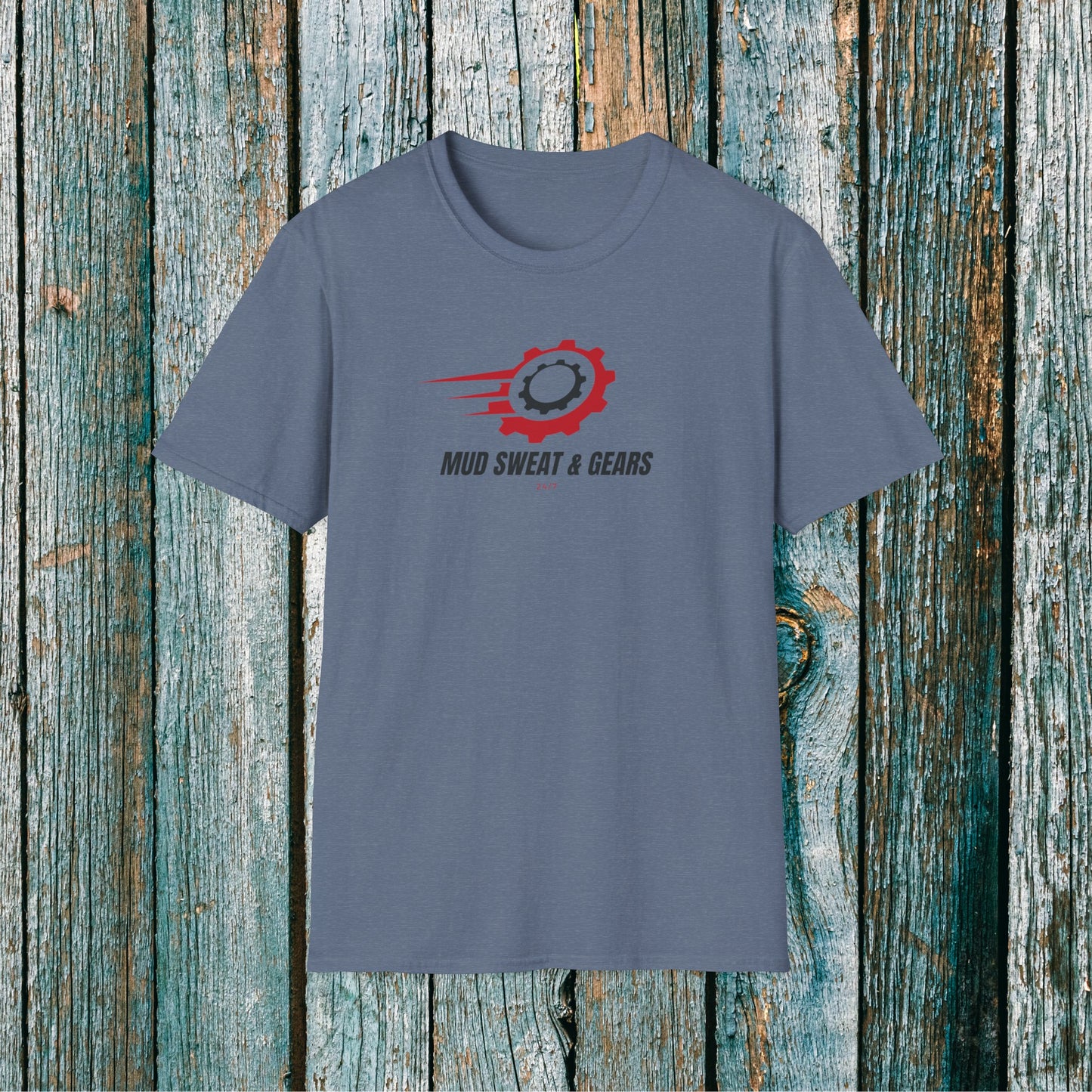 Mens ATV Shirt | Mud Sweat & Gears Tee Shirt | SOFT Cotton Adult Unisex tee shirt | ATV racing shirt for men | Fourwheeler Riding Shirt