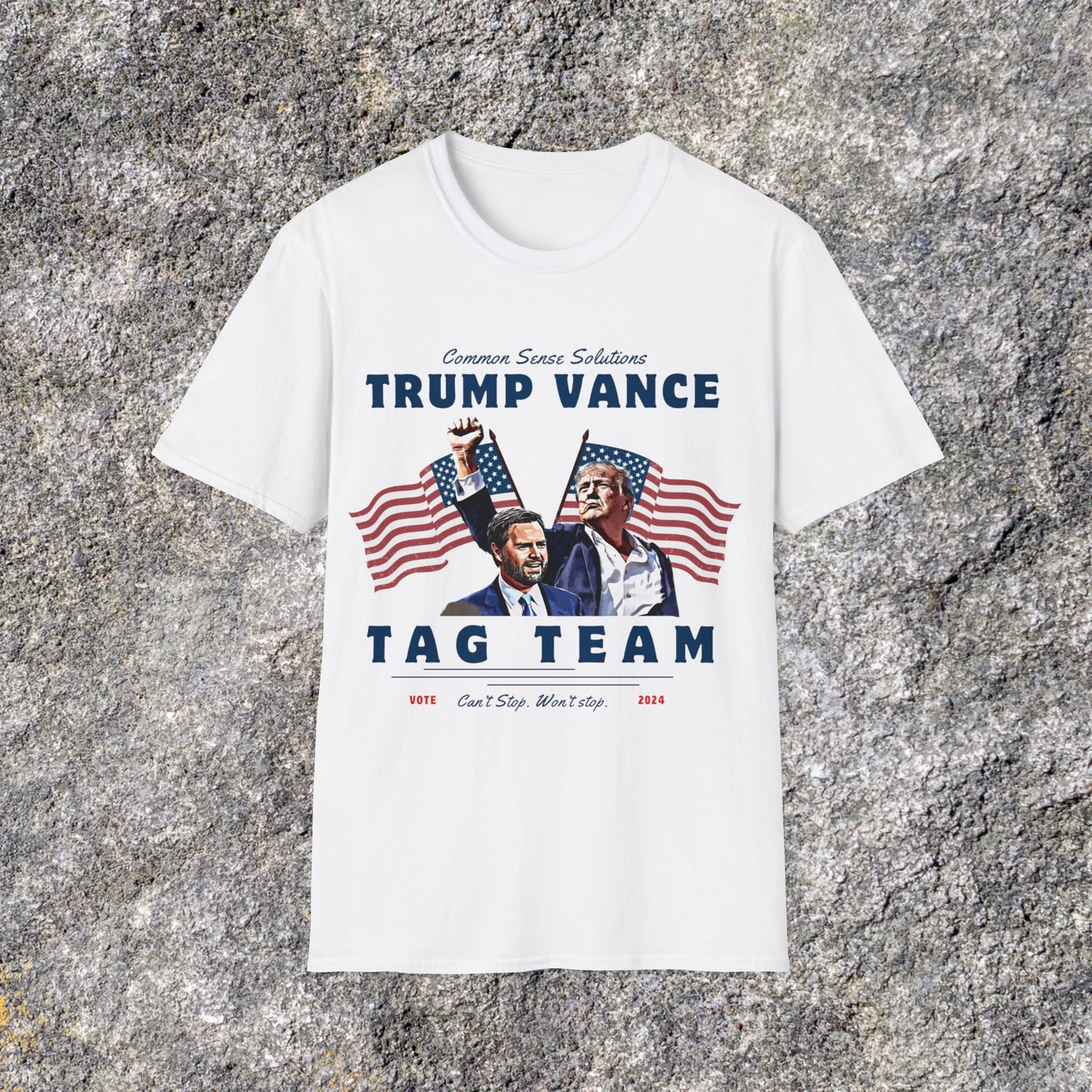 Trump Vance Tag Team Shirt | Donald Trump 2024 Shirt | Soft Cotton Shirt Adult shirt Unisex Ultrasoft Cotton shirt | Trump Fist Shirt | JD