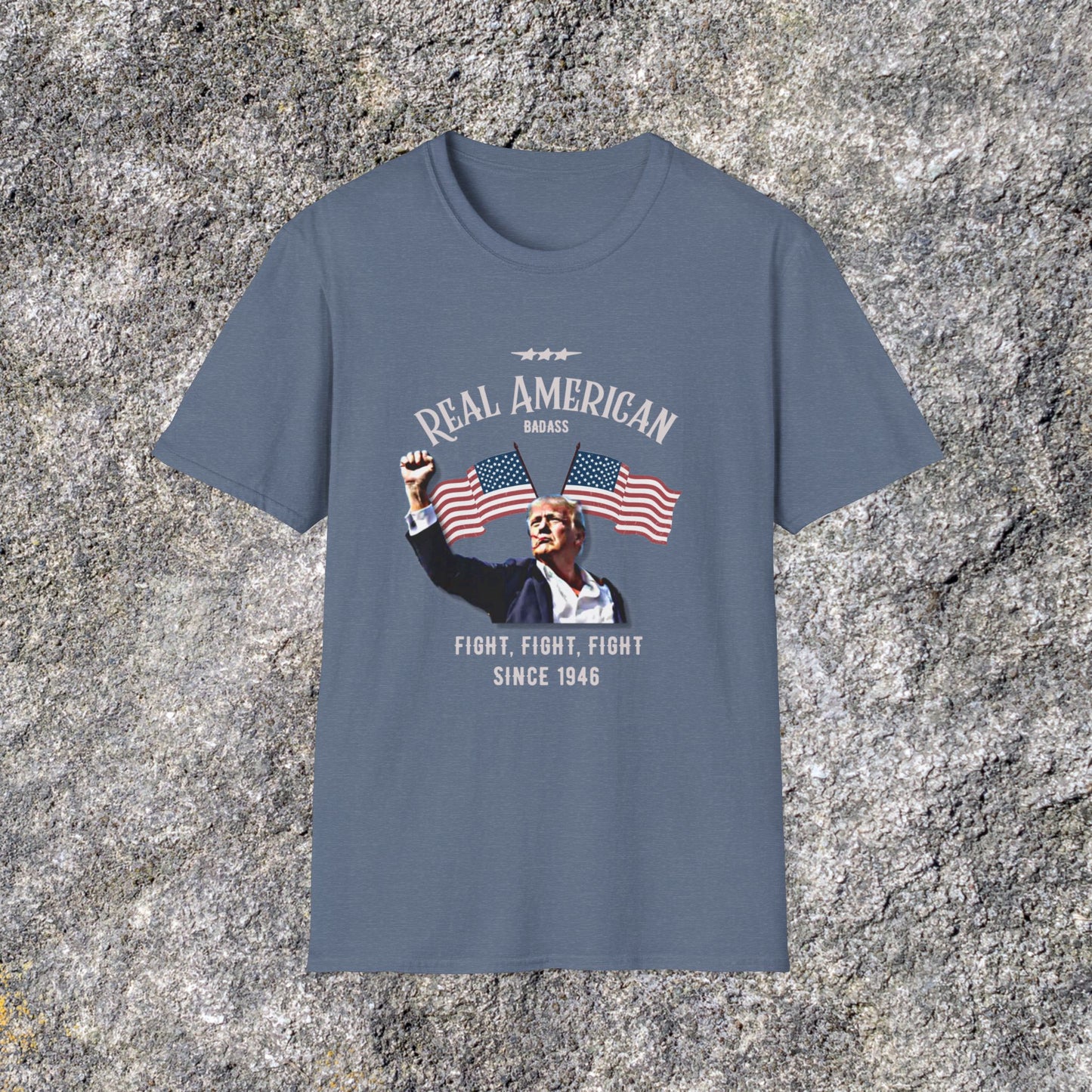 Trumpmania Shirt | American Trump Fist | Soft Cotton Shirt Adult shirt Unisex Ultrasoft Cotton shirt | Fight Fight Fight | Drill Baby Drill | American Spirit