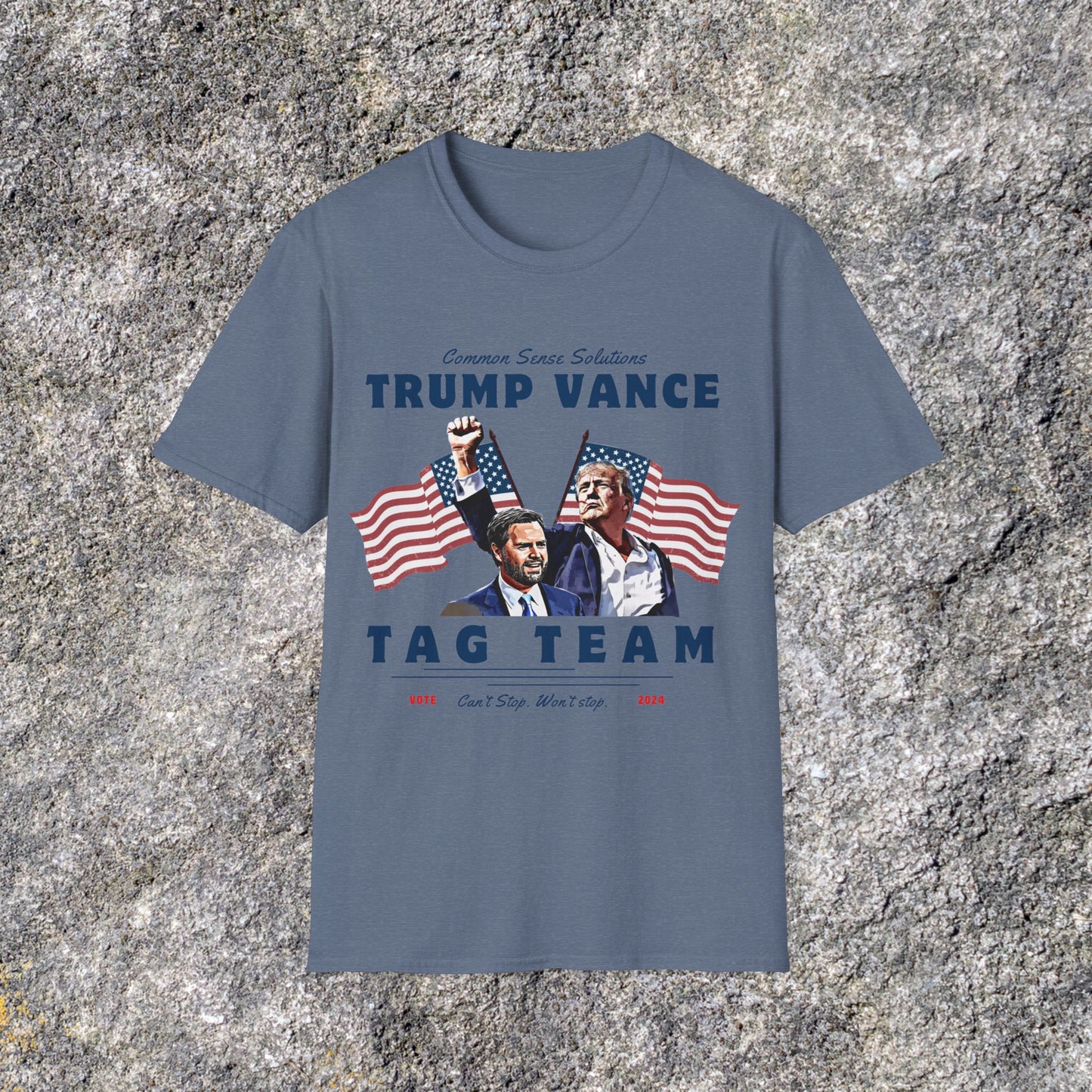 Trump Vance Tag Team Shirt | Donald Trump 2024 Shirt | Soft Cotton Shirt Adult shirt Unisex Ultrasoft Cotton shirt | Trump Fist Shirt | JD