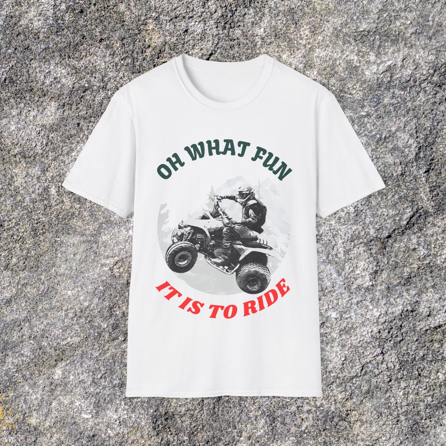 Holiday Shirt Honda 400 EX | Oh What Fun it is To Ride SOFT cotton t shirt | Fourwheeler shirt | Christmas Racing Shirt | ATV Ugly Sweater