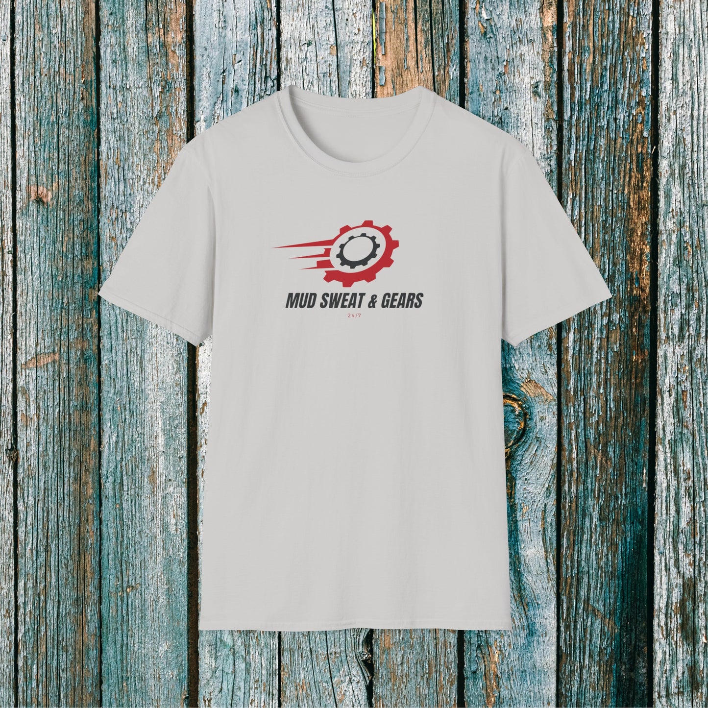 Mens ATV Shirt | Mud Sweat & Gears Tee Shirt | SOFT Cotton Adult Unisex tee shirt | ATV racing shirt for men | Fourwheeler Riding Shirt