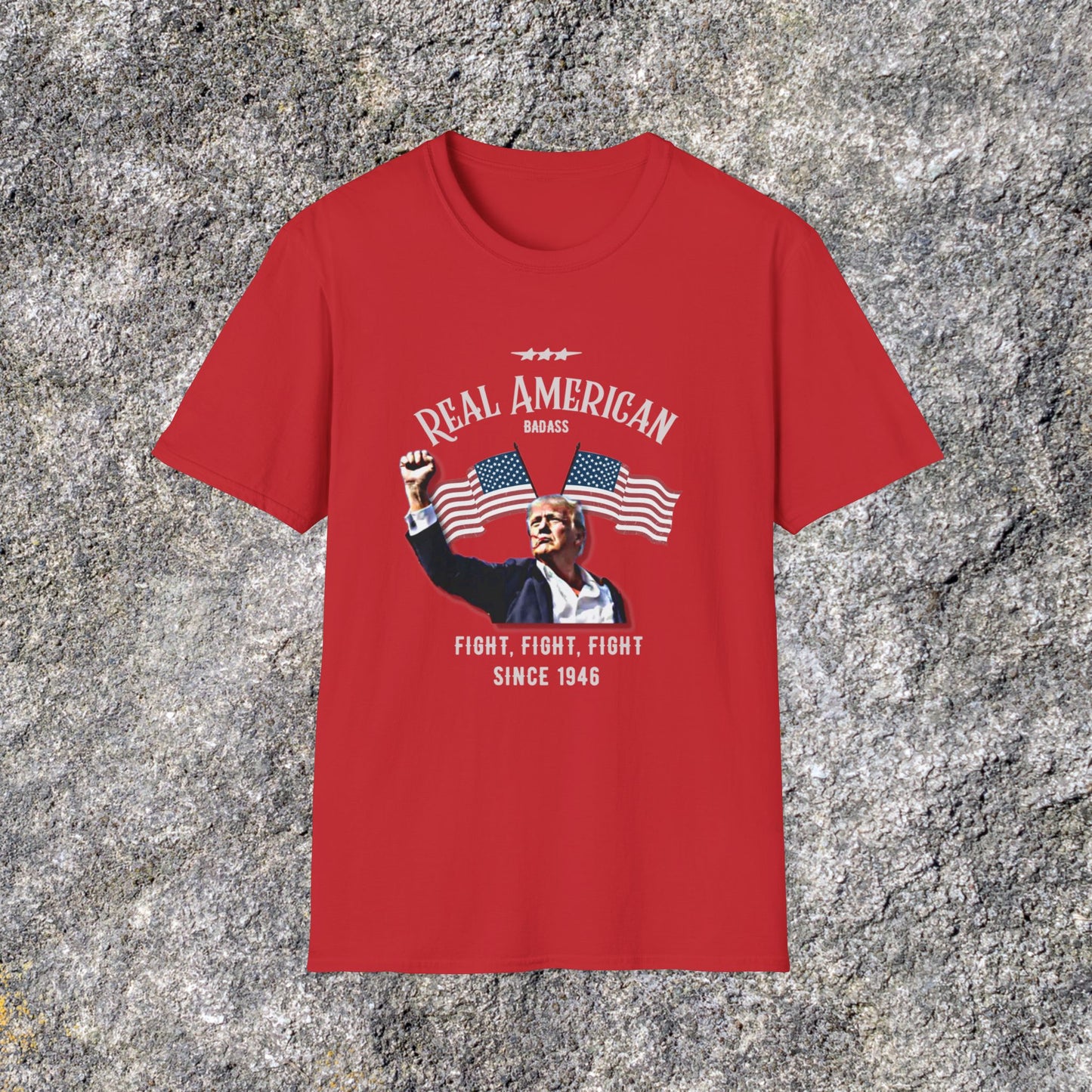 Trumpmania Shirt | American Trump Fist | Soft Cotton Shirt Adult shirt Unisex Ultrasoft Cotton shirt | Fight Fight Fight | Drill Baby Drill | American Spirit