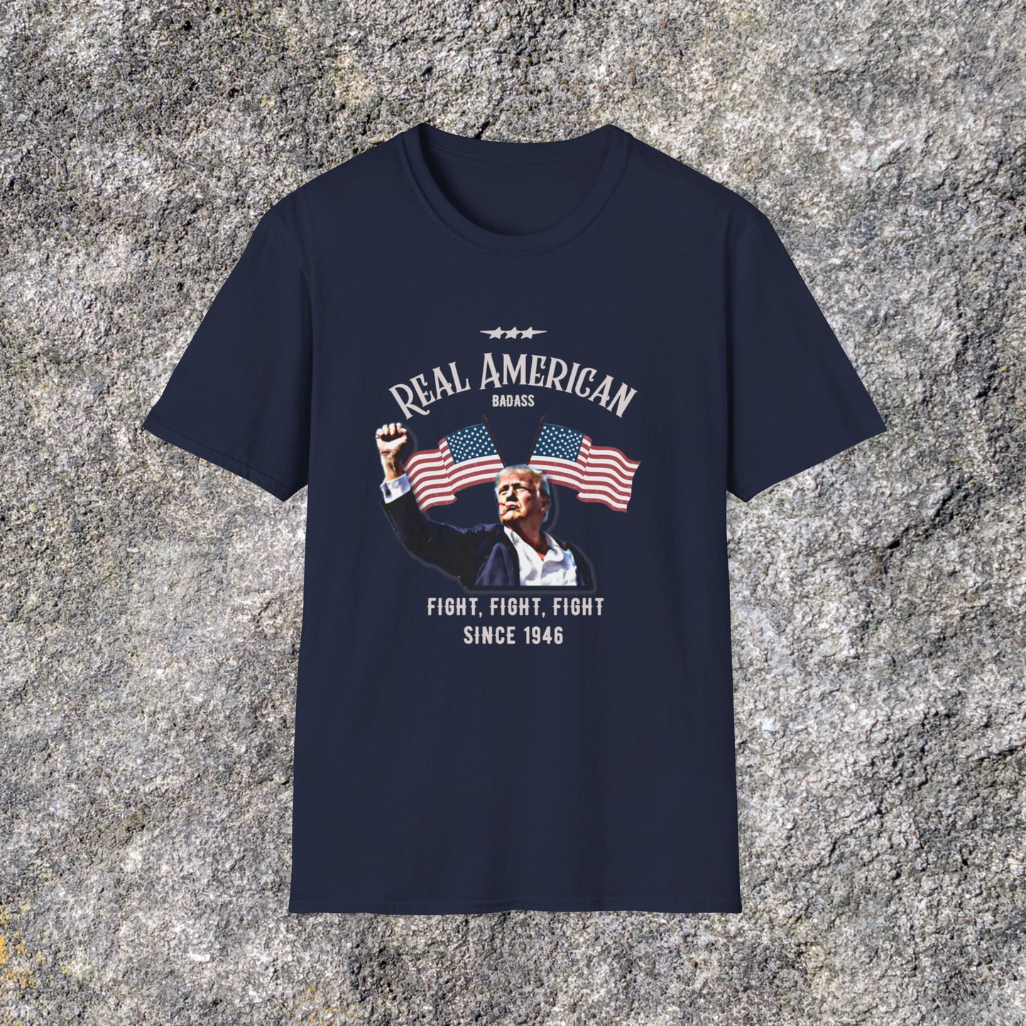 Trumpmania Shirt | American Trump Fist | Soft Cotton Shirt Adult shirt Unisex Ultrasoft Cotton shirt | Fight Fight Fight | Drill Baby Drill | American Spirit