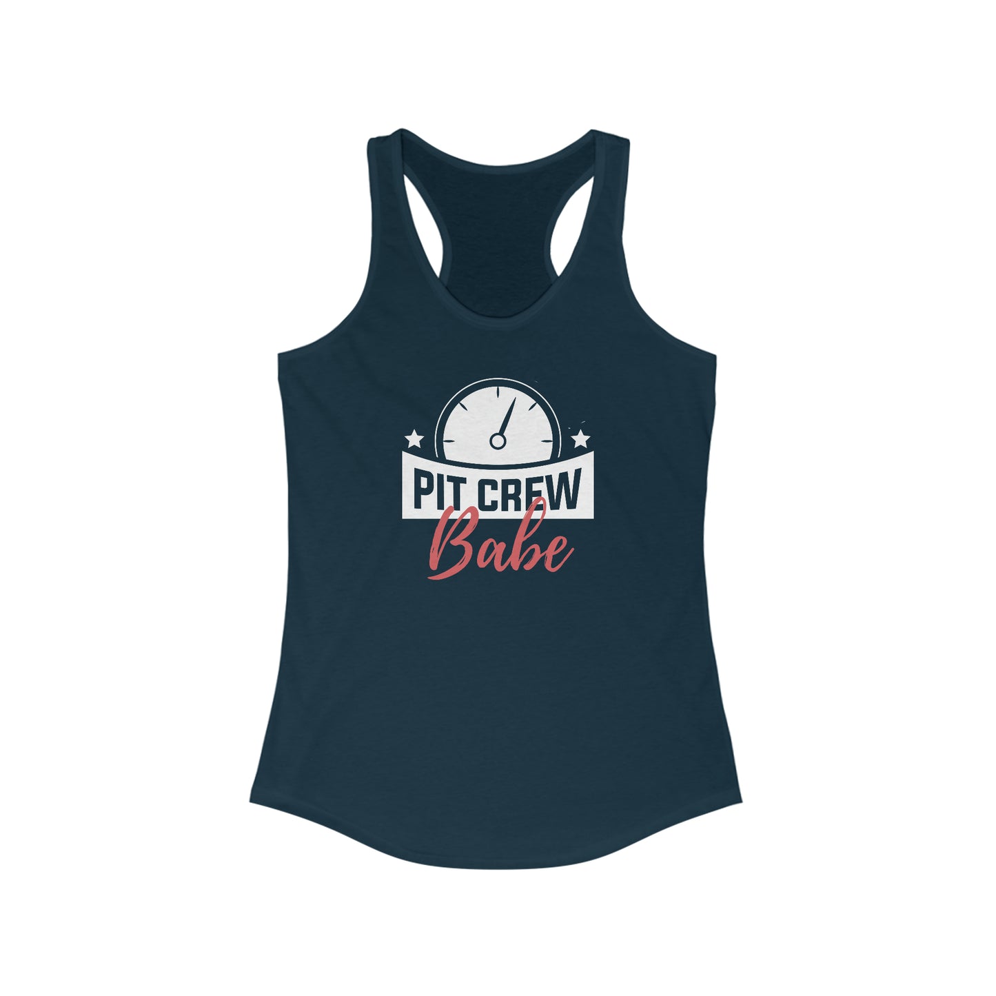Womens Pit Crew Babe Racerback Tank | Pit Crew Shirt for Women | Wife Pit Crew Tank Top | Racing shirt for Wife | Racing Tank Top for Women