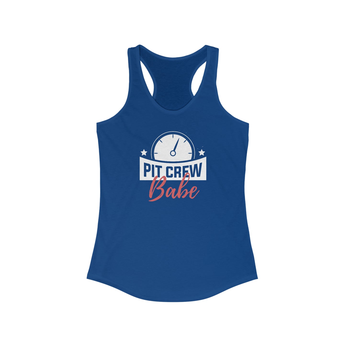 Womens Pit Crew Babe Racerback Tank | Pit Crew Shirt for Women | Wife Pit Crew Tank Top | Racing shirt for Wife | Racing Tank Top for Women