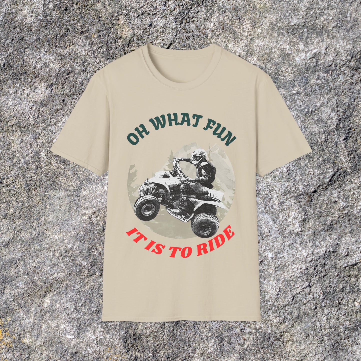 Holiday Shirt Honda 400 EX | Oh What Fun it is To Ride SOFT cotton t shirt | Fourwheeler shirt | Christmas Racing Shirt | ATV Ugly Sweater