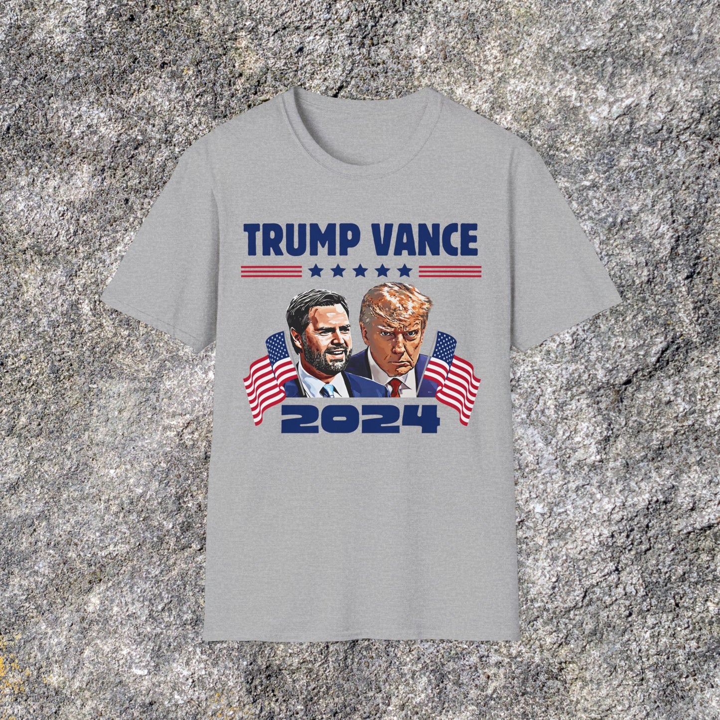 Trump Vance Shirt | Donald Trump Mug Shot and JD Vance Smiling | Soft Cotton Shirt Adult shirt Unisex Ultrasoft Cotton shirt | 2024 Election