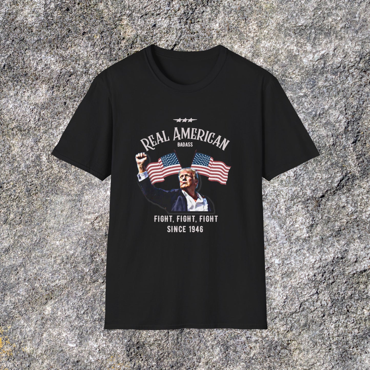 Trumpmania Shirt | American Trump Fist | Soft Cotton Shirt Adult shirt Unisex Ultrasoft Cotton shirt | Fight Fight Fight | Drill Baby Drill | American Spirit
