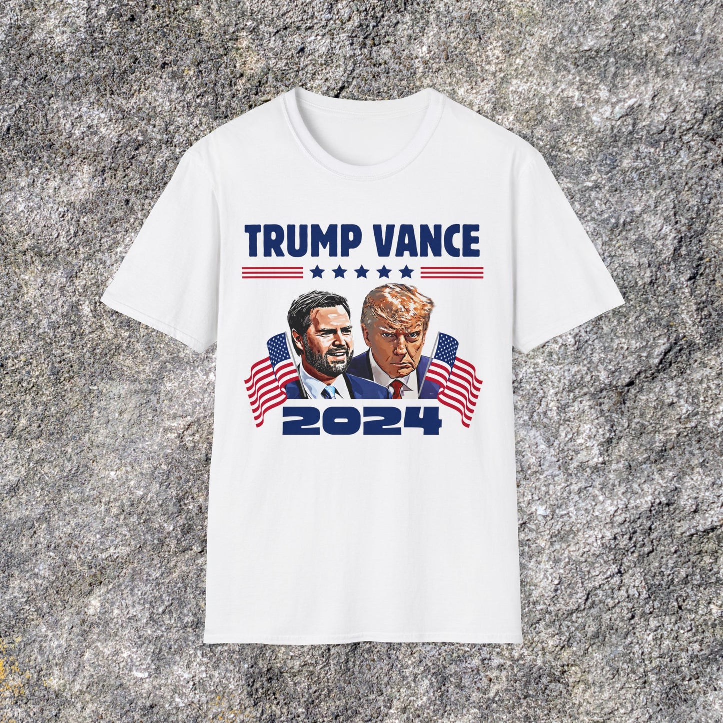 Trump Vance Shirt | Donald Trump Mug Shot and JD Vance Smiling | Soft Cotton Shirt Adult shirt Unisex Ultrasoft Cotton shirt | 2024 Election