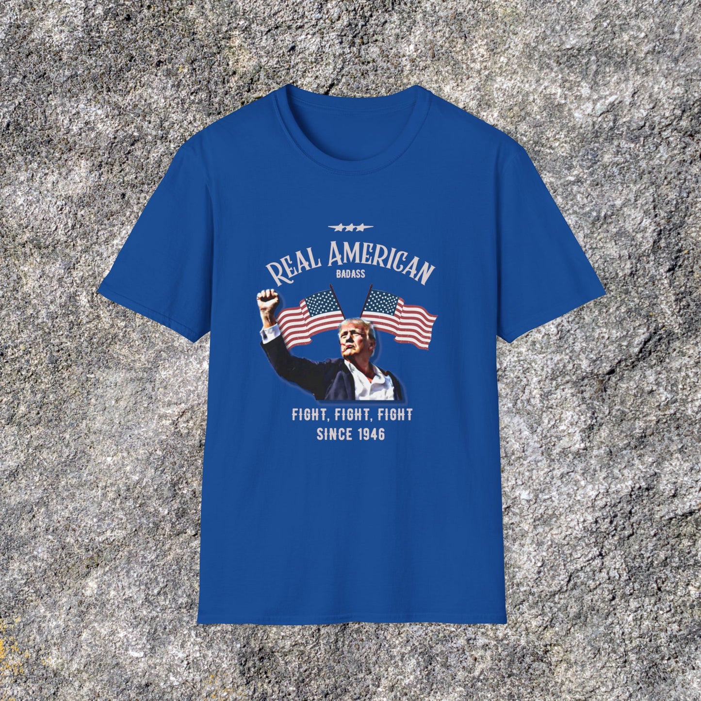 Trumpmania Shirt | American Trump Fist | Soft Cotton Shirt Adult shirt Unisex Ultrasoft Cotton shirt | Fight Fight Fight | Drill Baby Drill | American Spirit