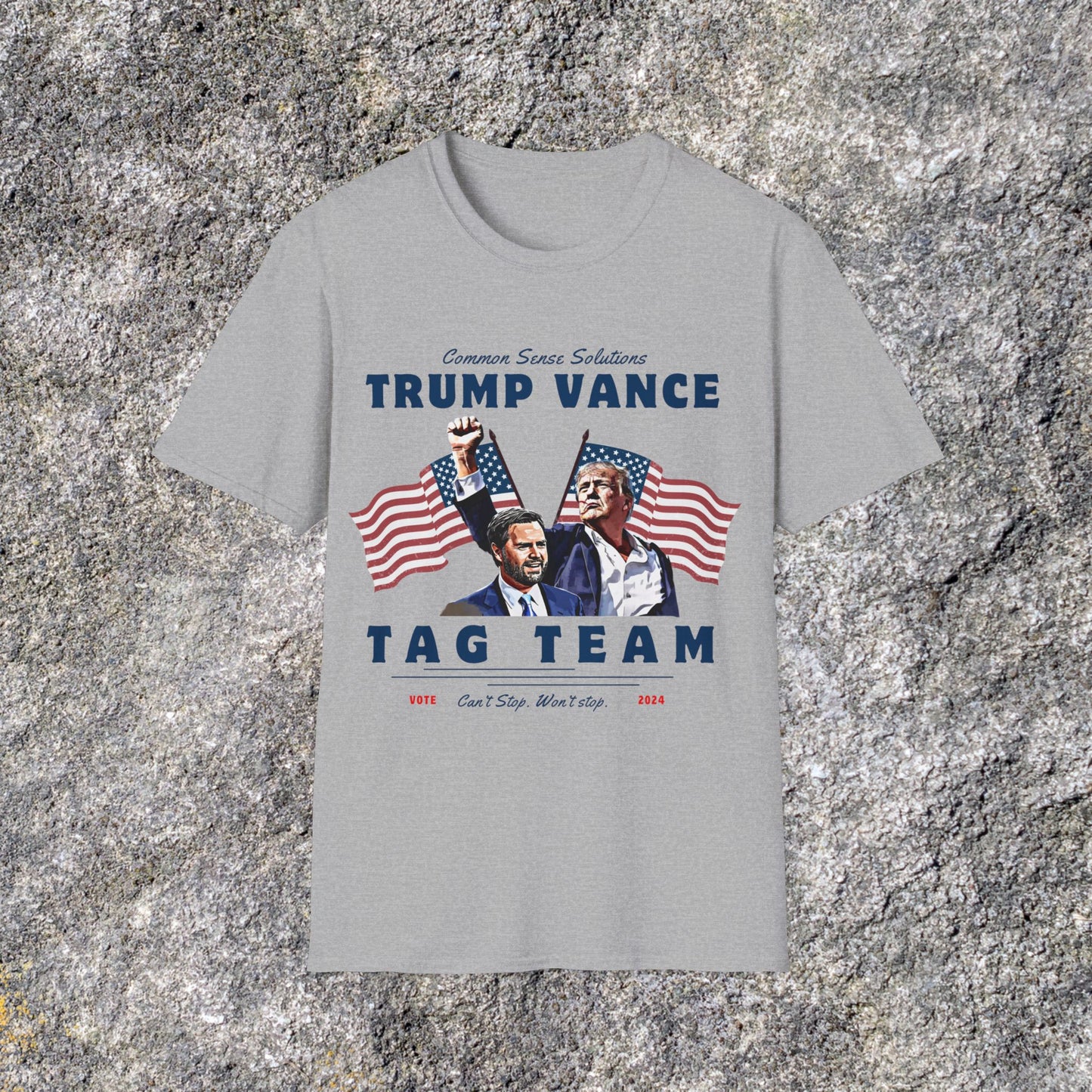 Trump Vance Tag Team Shirt | Donald Trump 2024 Shirt | Soft Cotton Shirt Adult shirt Unisex Ultrasoft Cotton shirt | Trump Fist Shirt | JD