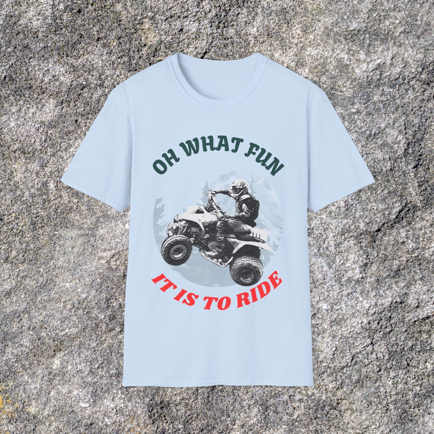 Holiday Shirt Honda 400 EX | Oh What Fun it is To Ride SOFT cotton t shirt | Fourwheeler shirt | Christmas Racing Shirt | ATV Ugly Sweater