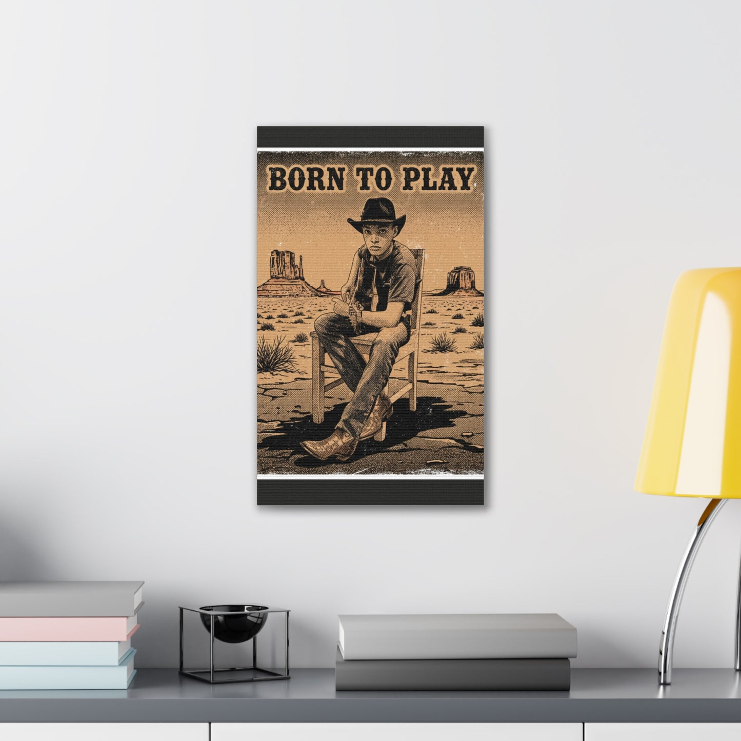 Born to Play Music Festival Ozark Overdrive poster Canvas Stretched | Power of Music wall art