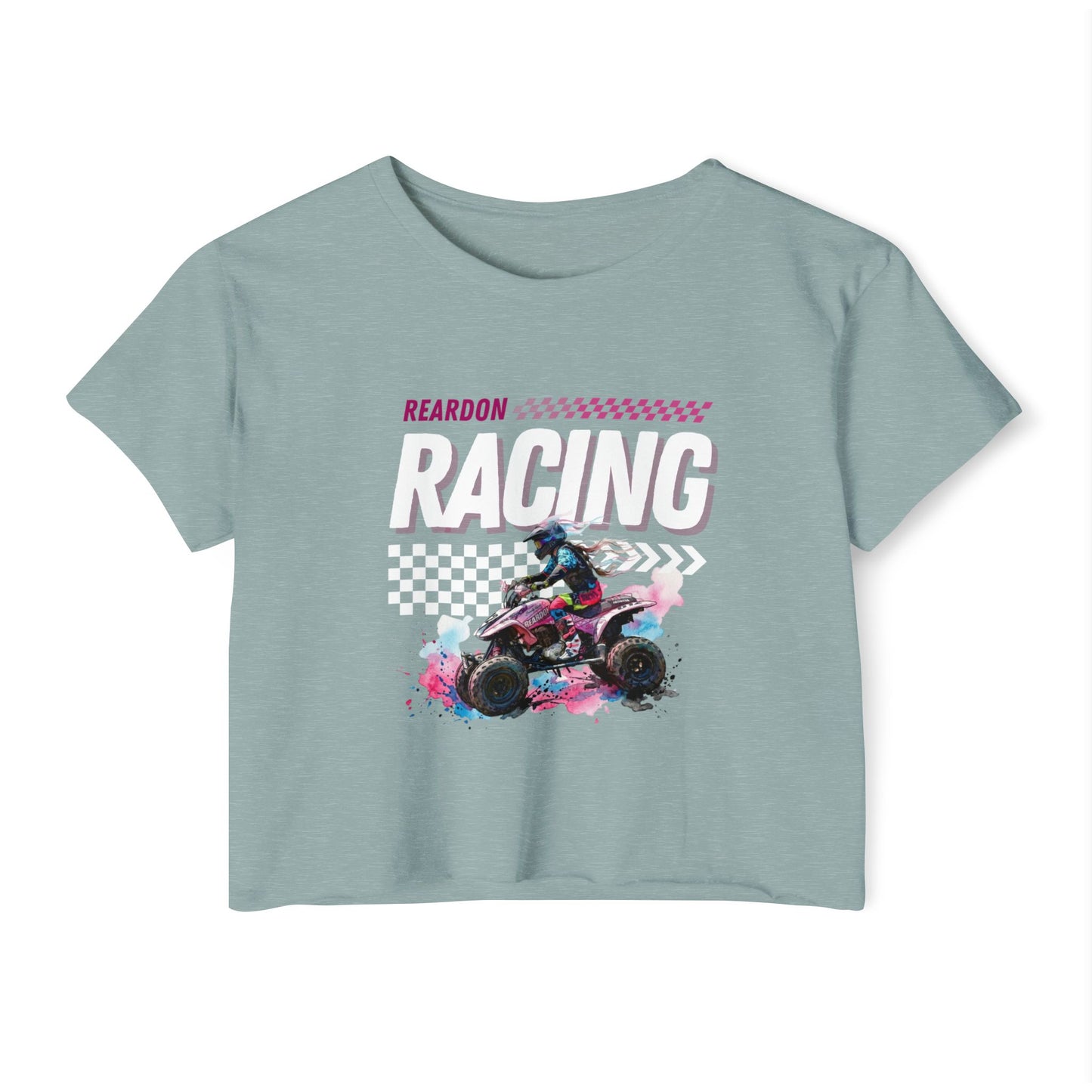 Reardon Racing Crop Top — Women's Festival Racing Graphic