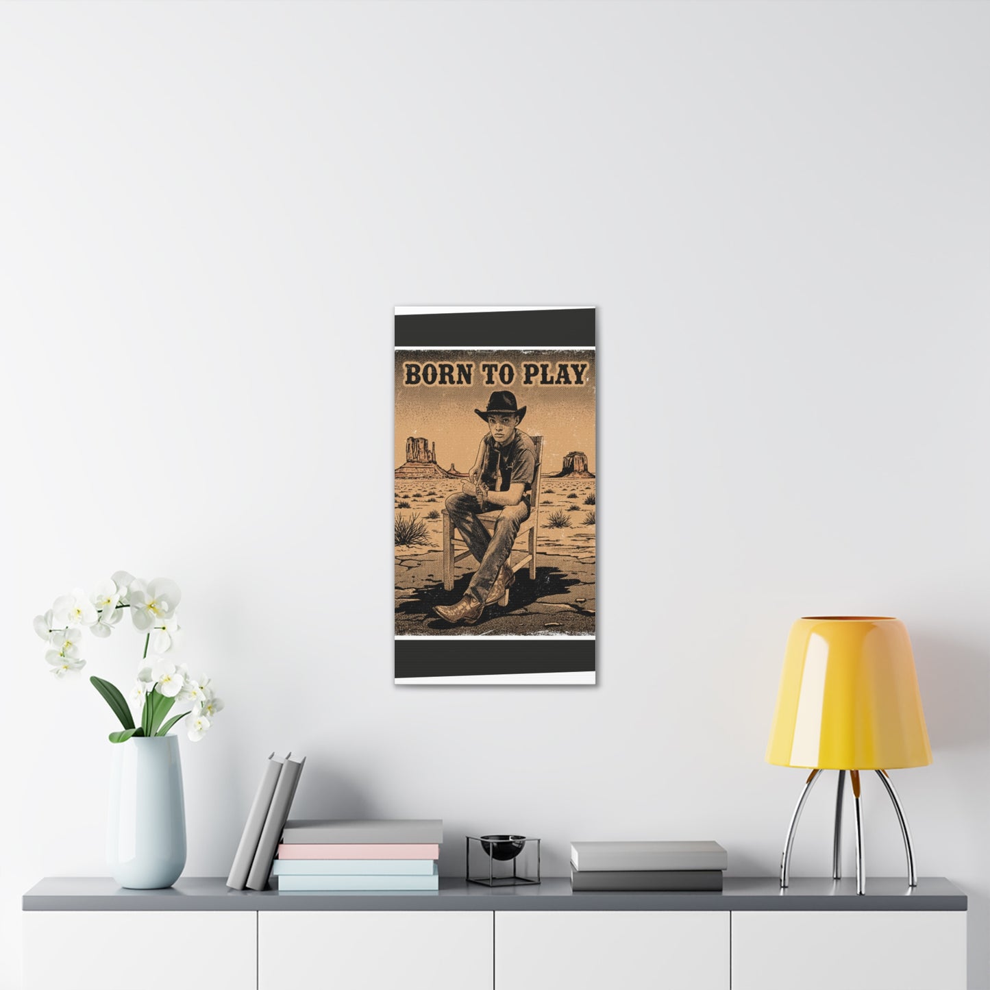 Born to Play Music Festival Ozark Overdrive poster Canvas Stretched | Power of Music wall art
