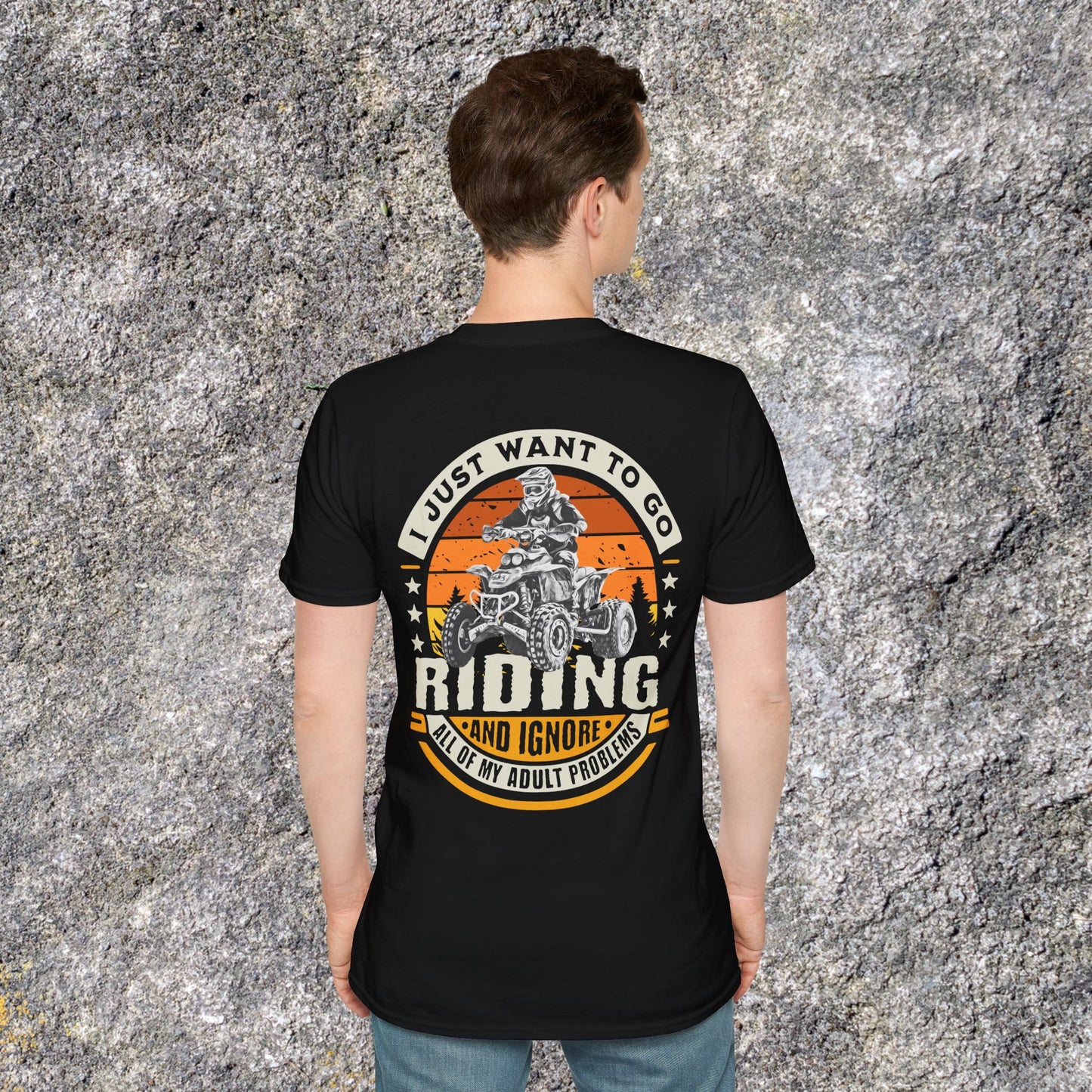 Honda 400EX 'I Just Want to Go Riding and Ignore All My Adult Problems' T-Shirt | ATV Riding shirt