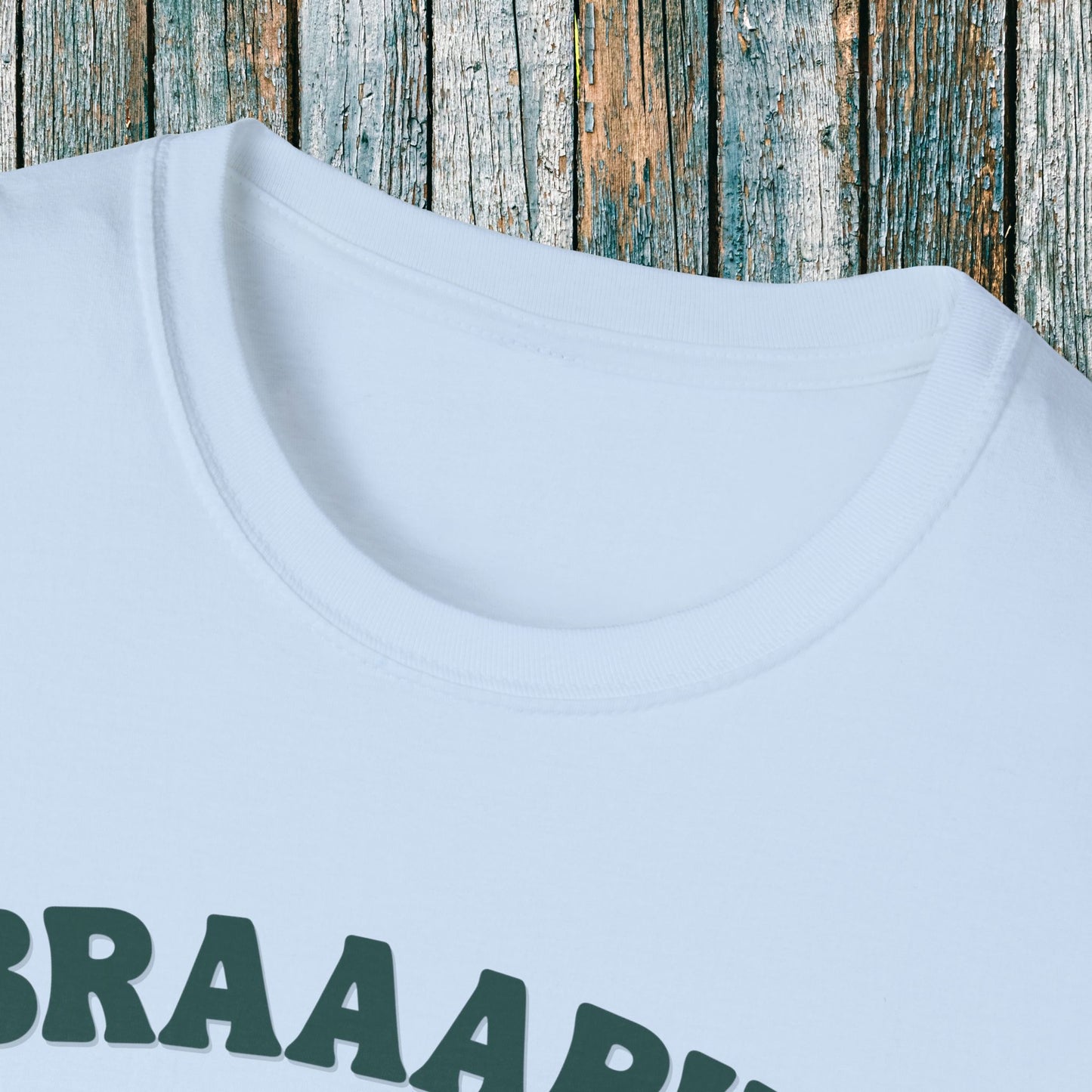 Holiday Motocross Racing Softstyle T-Shirt | Braaapin Through the Snow | Dirt Bike Ugly Sweater