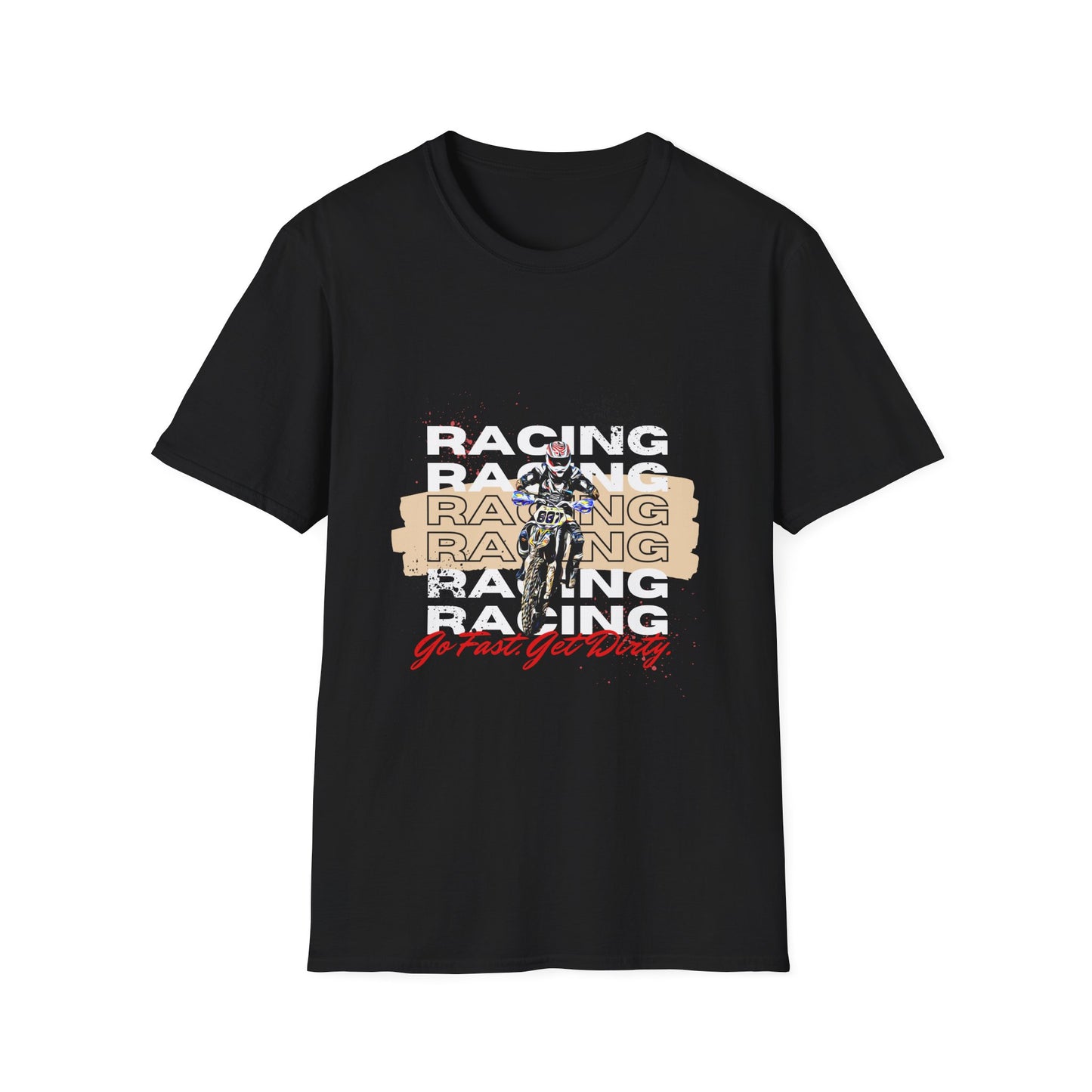 Go Fast Get Dirty KTM 300 Dirt Bike Racing T-Shirt | Motocross Racing Shirt