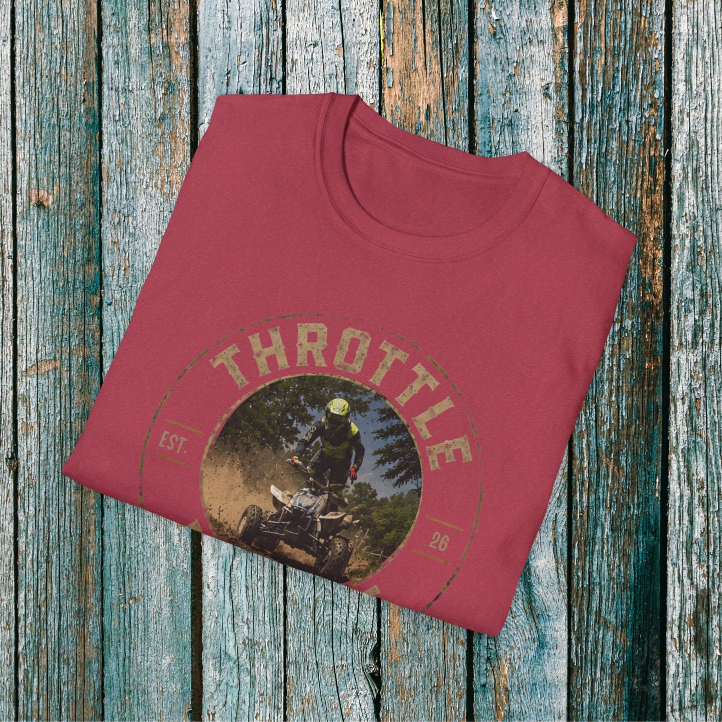Vintage Trottle Junkie Dirt Therapy Shirt | Honda 450 ATV Racing | AXC Arkansas Pro Racing Series | Dickerson