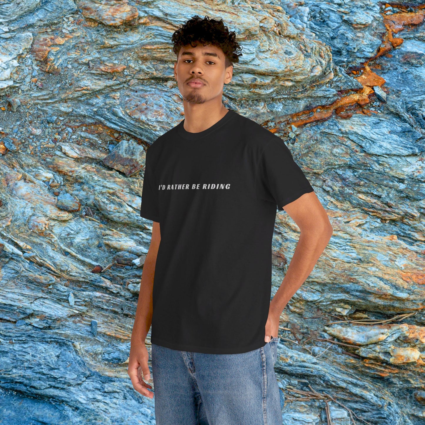 Mens Shirt | I'd Rather Be Riding Shirt | HEAVY Cotton Adult Unisex t shirt | Dirt bike shirt | Fourwheeler shirt | ATV Riding Shirt