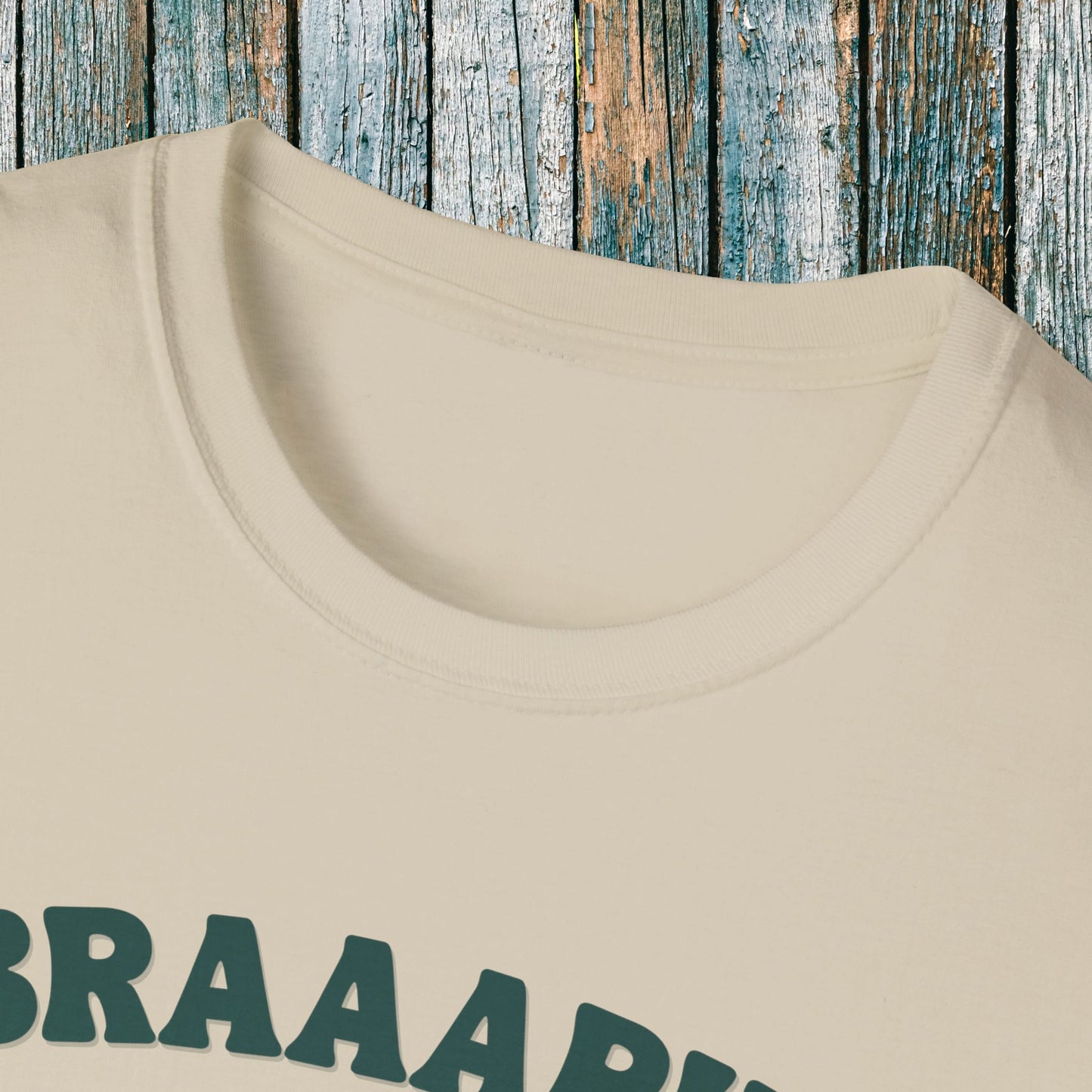 Holiday Motocross Racing Softstyle T-Shirt | Braaapin Through the Snow | Dirt Bike Ugly Sweater
