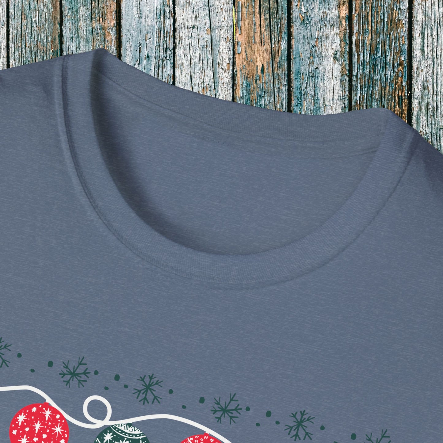 Holiday Motocross Racing | Braaap Braaap Festive Ugly Sweater T-Shirt