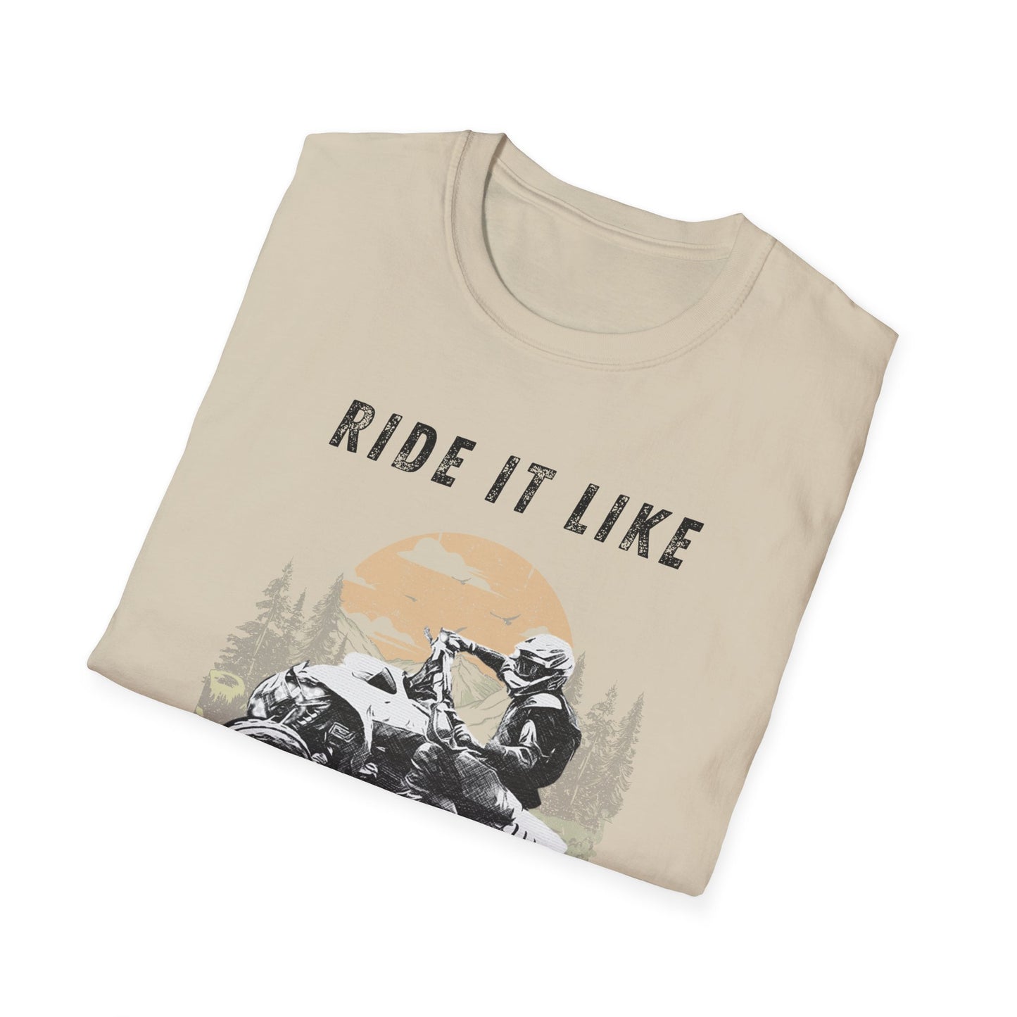 Ride It Like You Stole It ATV T-Shirt | Man on Honda 400 EX Four-Wheeler Tee
