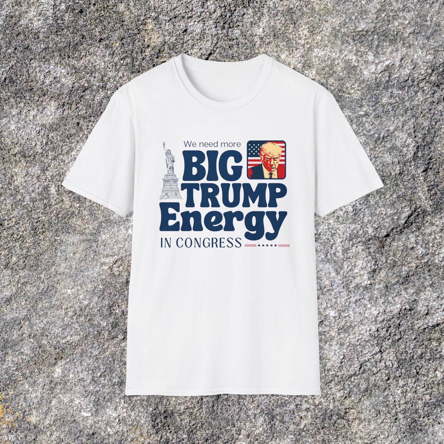 Donald Trump Shirt | Big Trump Energy Shirt | Fight Fight Fight Trumpster | Soft Cotton Shirt | Adult shirt Unisex Ultrasoft Cotton shirt