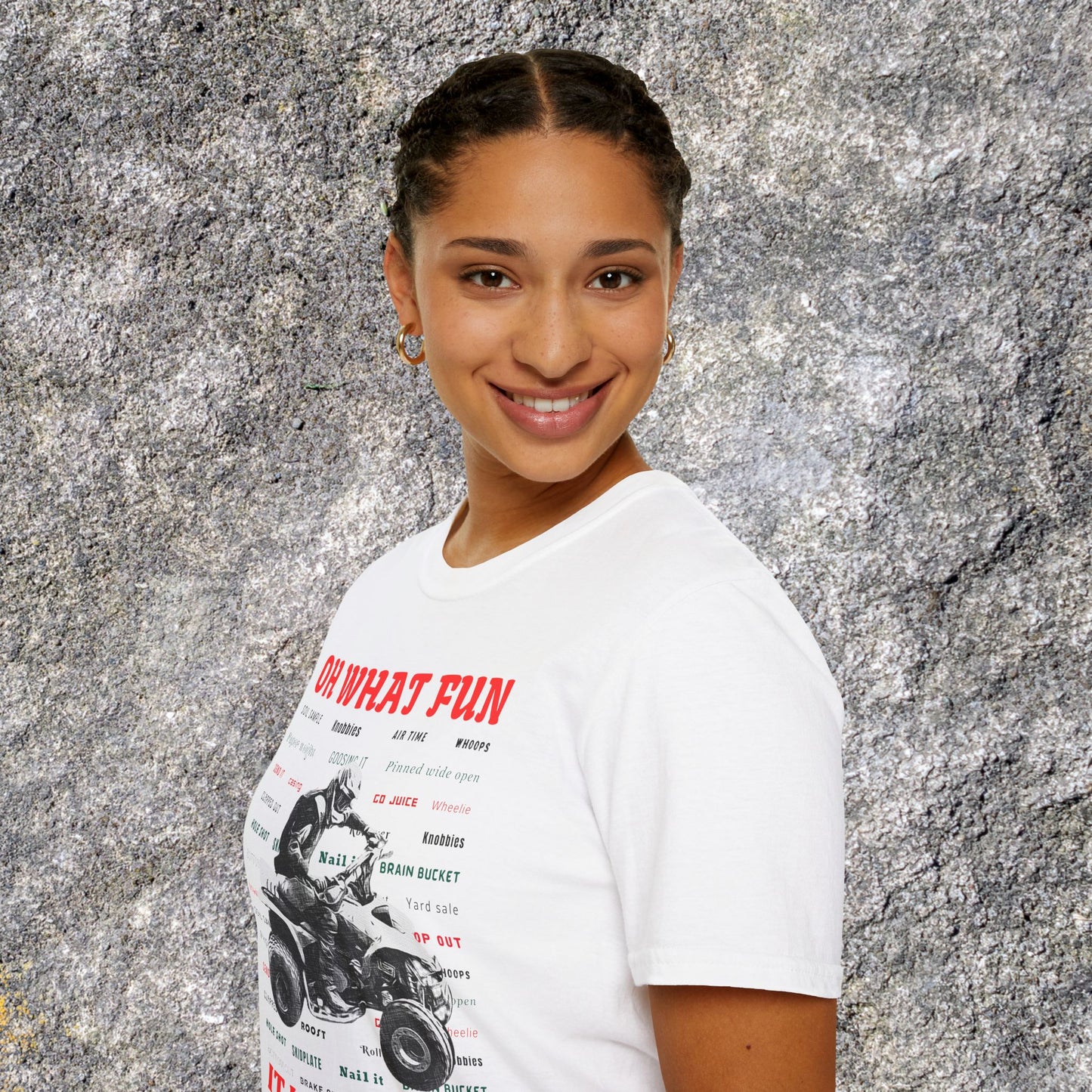 Holiday Fourwheeler Racing Tee Shirt | Honda 400 | Oh What Fun It is to Ride Racing Slang | ATV Ugly Sweater