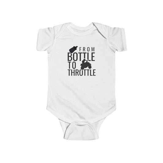 Honda 400EX Fourwheeler Baby Bodysuit | From Bottle to Throttle | Funny Baby Gift