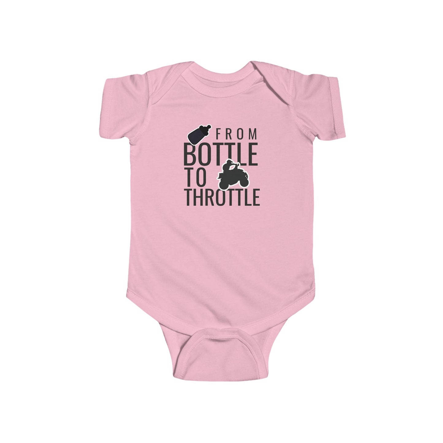 Honda 400EX Fourwheeler Baby Bodysuit | From Bottle to Throttle | Funny Baby Gift