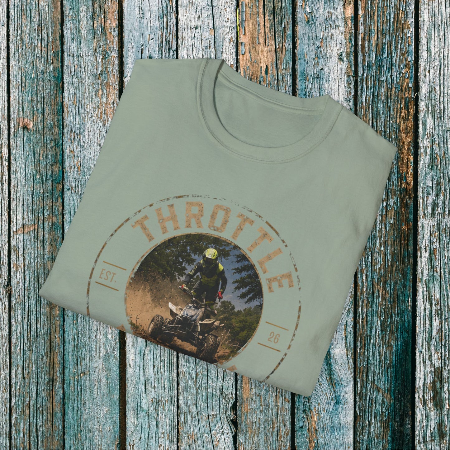 Vintage Trottle Junkie Dirt Therapy Shirt | Honda 450 ATV Racing | AXC Arkansas Pro Racing Series | Dickerson