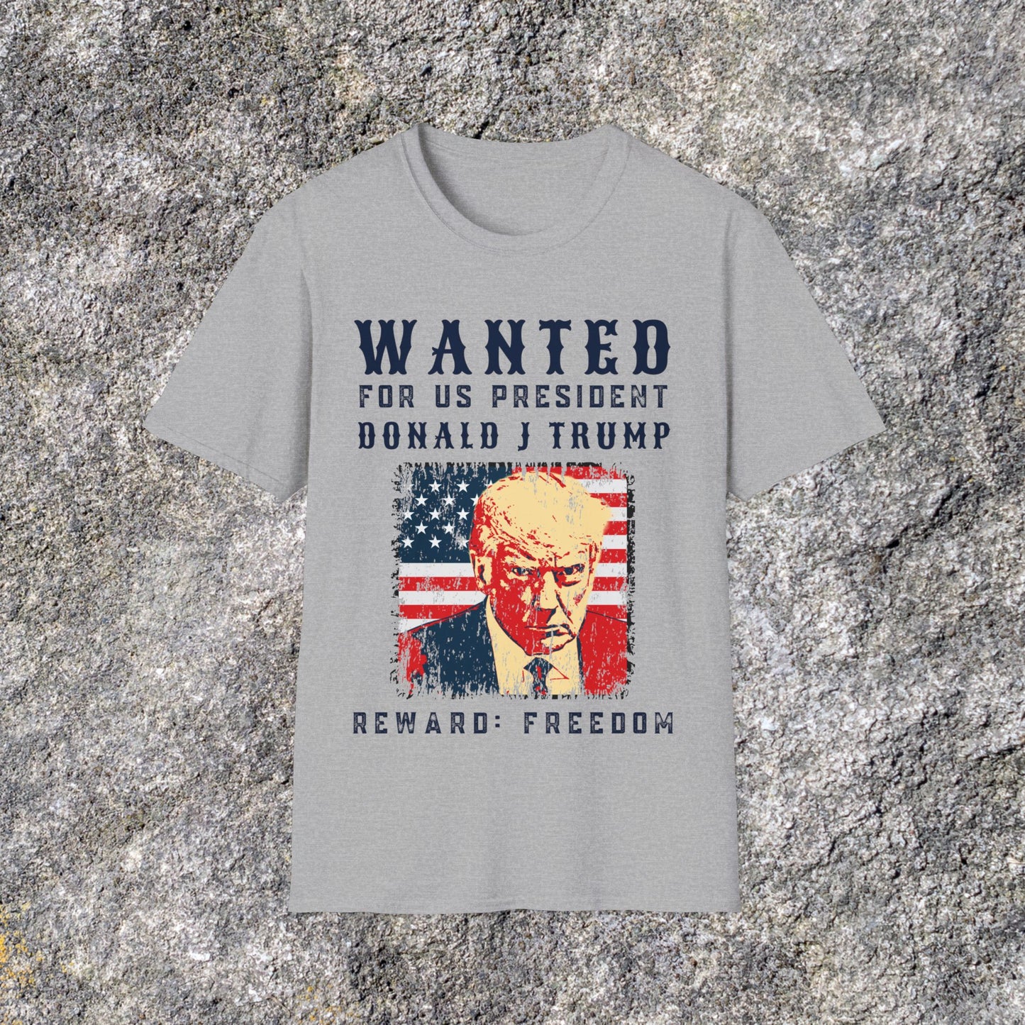 Donald Trump Mug Shot | Donald Trump Wanted Poster | Trump for US President | Soft Cotton Shirt | Adult shirt Unisex Ultrasoft Cotton shirt