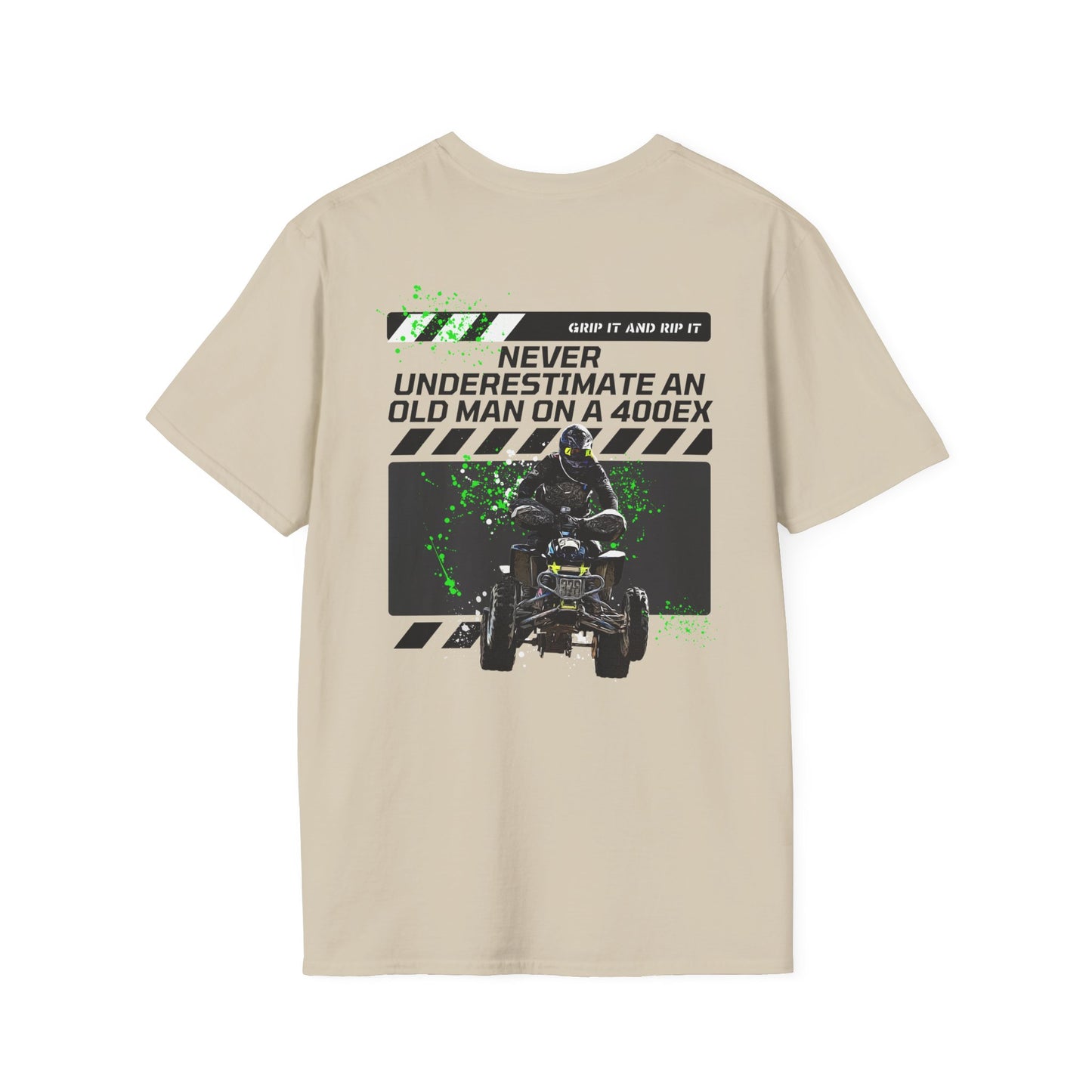 Honda 400 EX Racing Shirt — "Never Underestimate An Old Man"