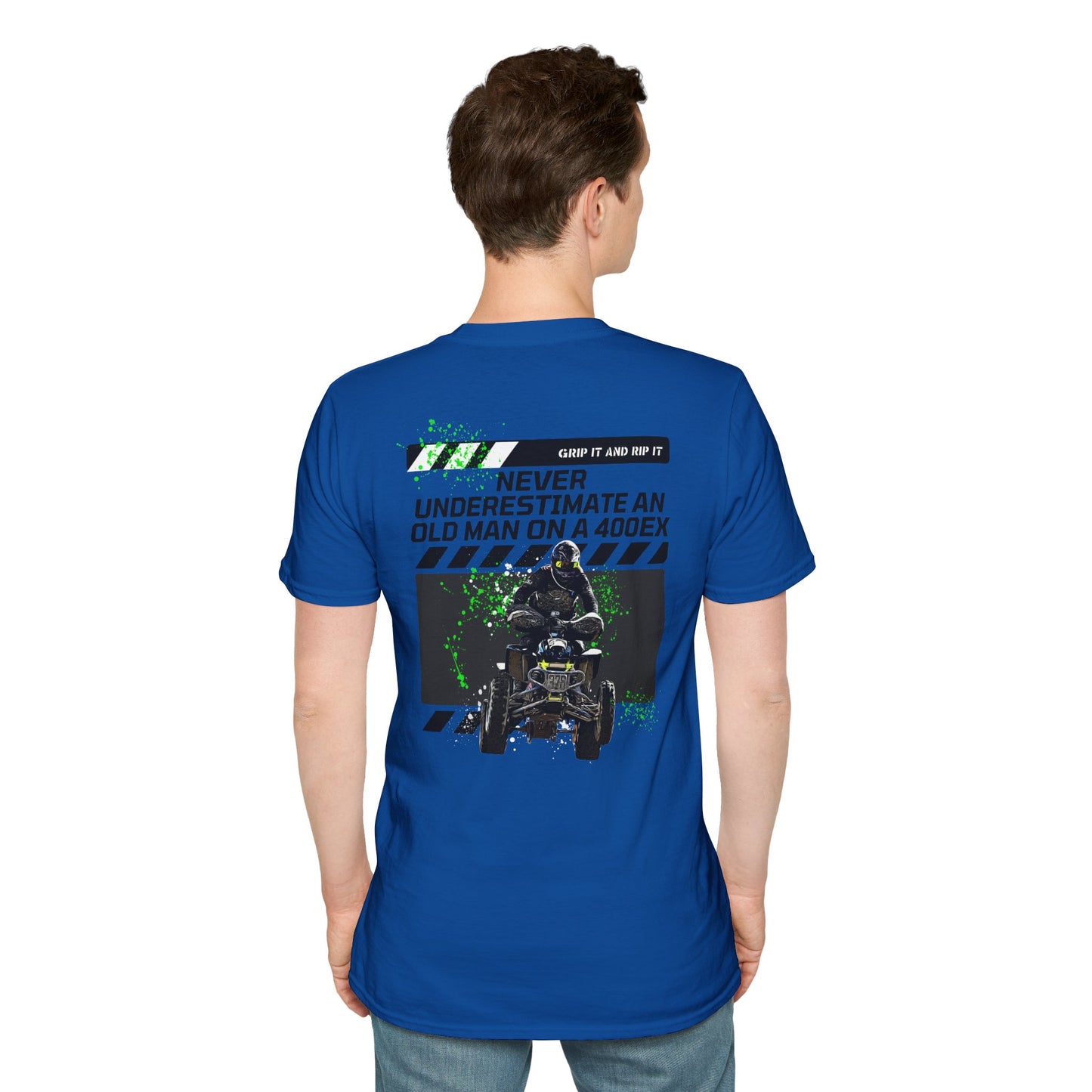 Honda 400 EX Racing Shirt — "Never Underestimate An Old Man"