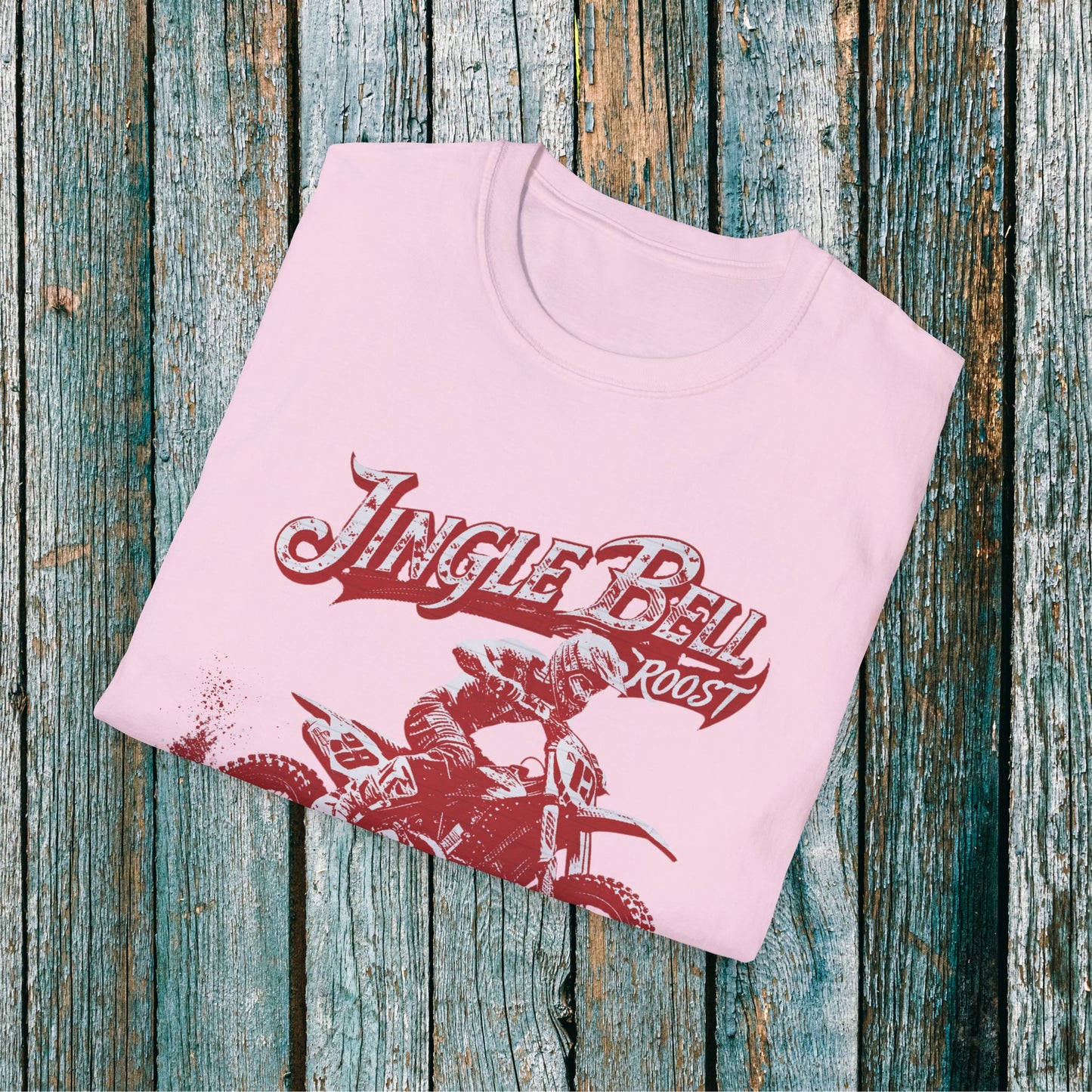 Holiday Motocross Racing Ugly Sweater | Jingle Bell Roost T-Shirt