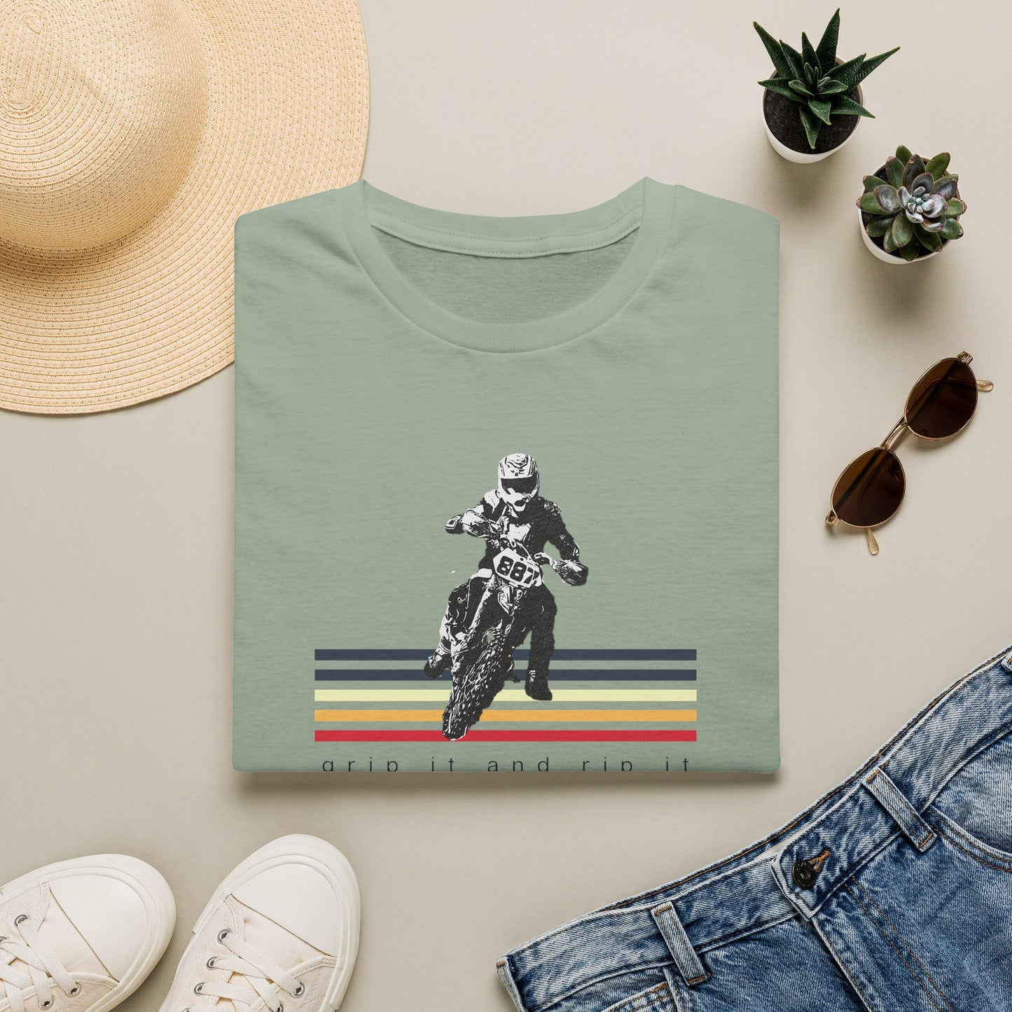 KTM Grip It and Rip It Dirt Bike T-Shirt | Motocross Riding Tee