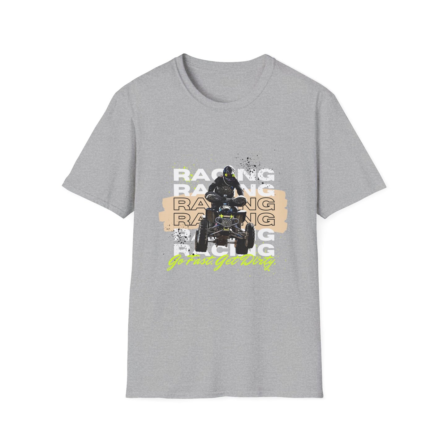 Honda 400 ATV Racing T-Shirt | Go Fast Get Dirty Off-Road Shirt | Four Wheeler Racing