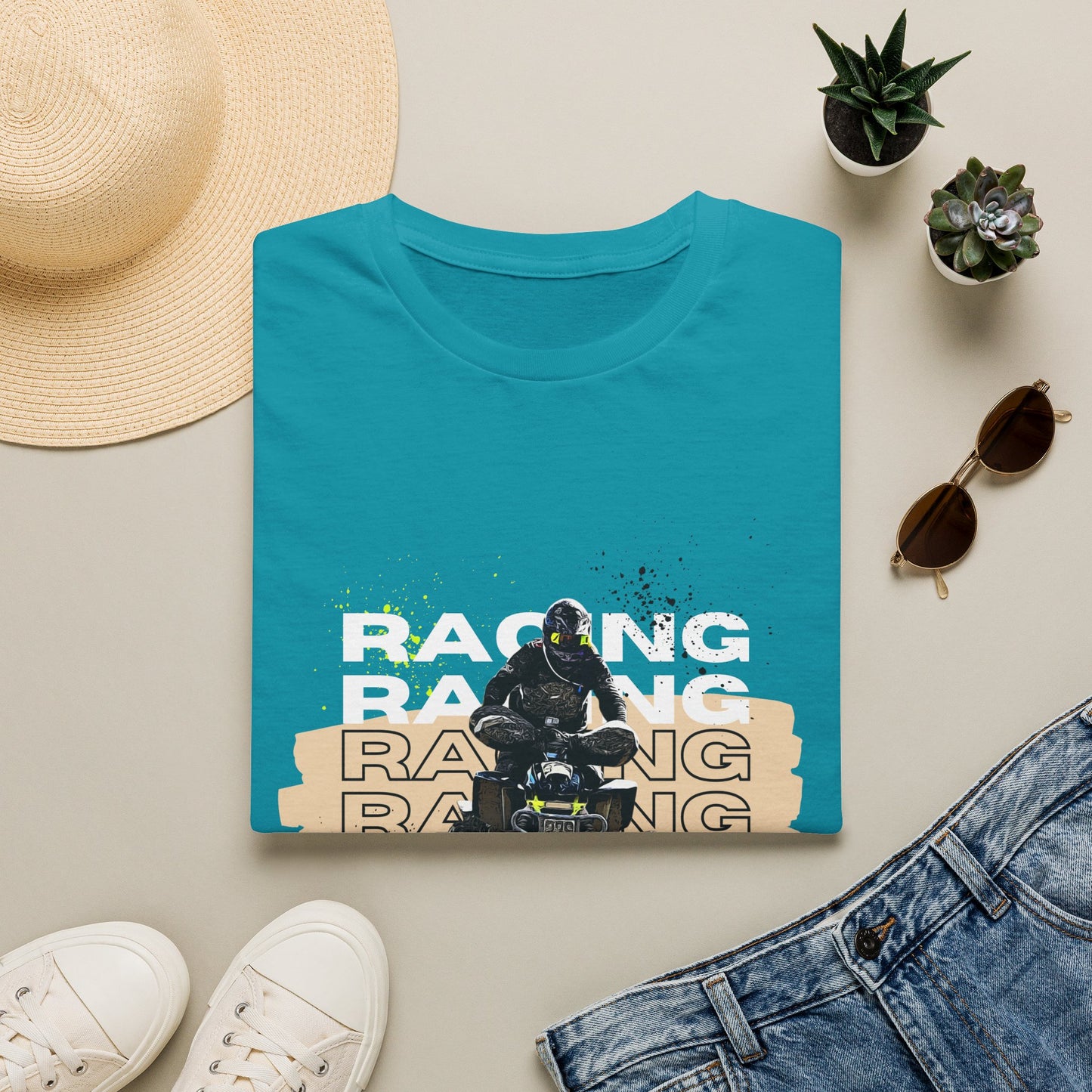 Honda 400 ATV Racing T-Shirt | Go Fast Get Dirty Off-Road Shirt | Four Wheeler Racing
