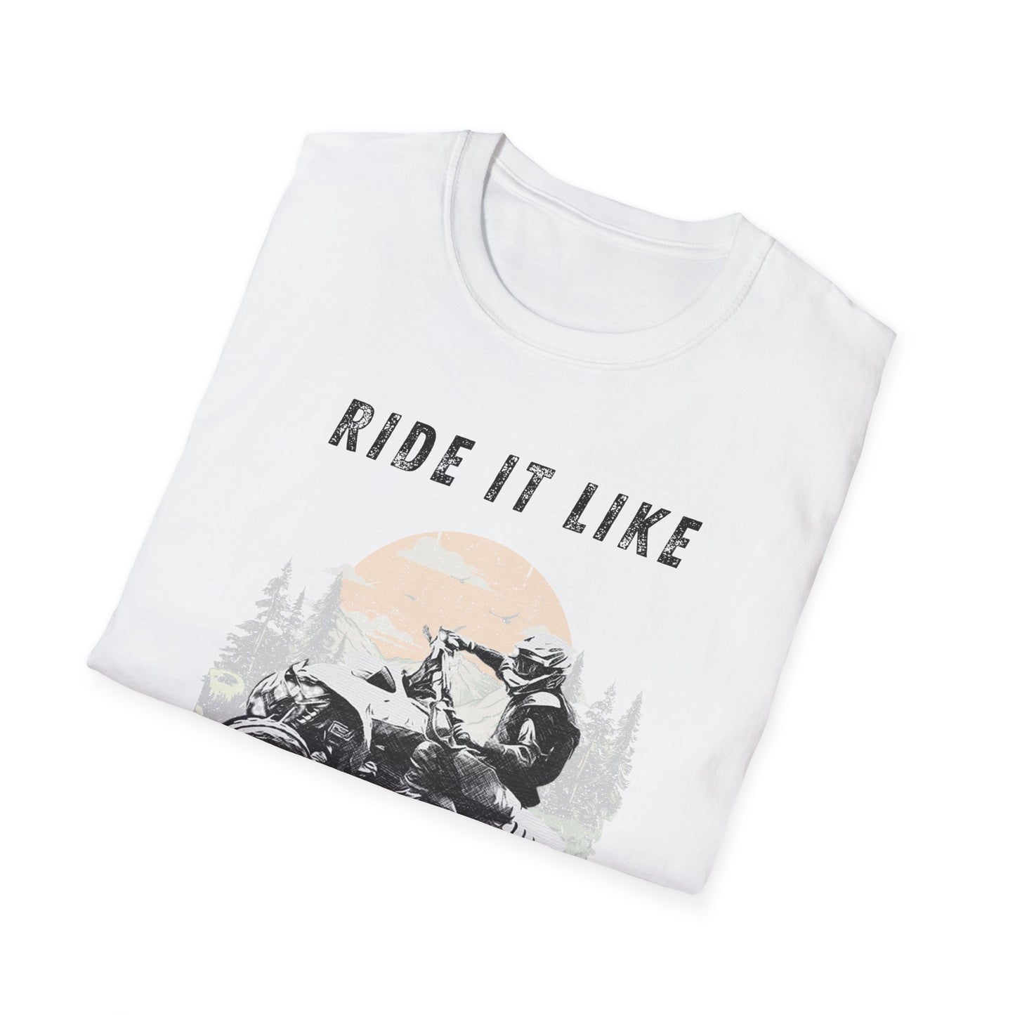 Ride It Like You Stole It ATV T-Shirt | Man on Honda 400 EX Four-Wheeler Tee