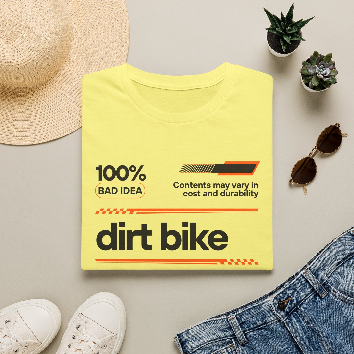 Dirt Bike Ingredients T-Shirt | Funny Motocross Men's Riding Shirt