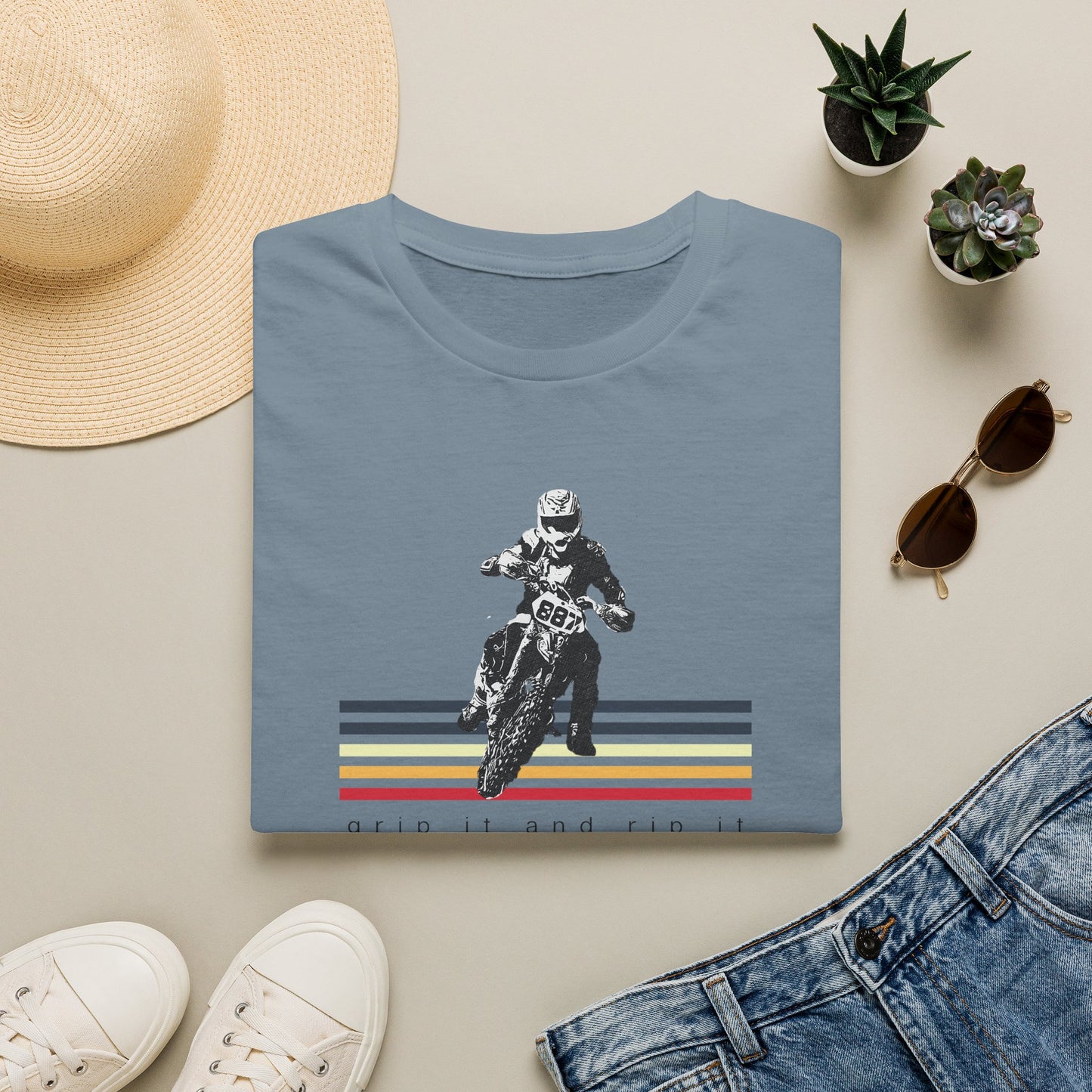KTM Grip It and Rip It Dirt Bike T-Shirt | Motocross Riding Tee