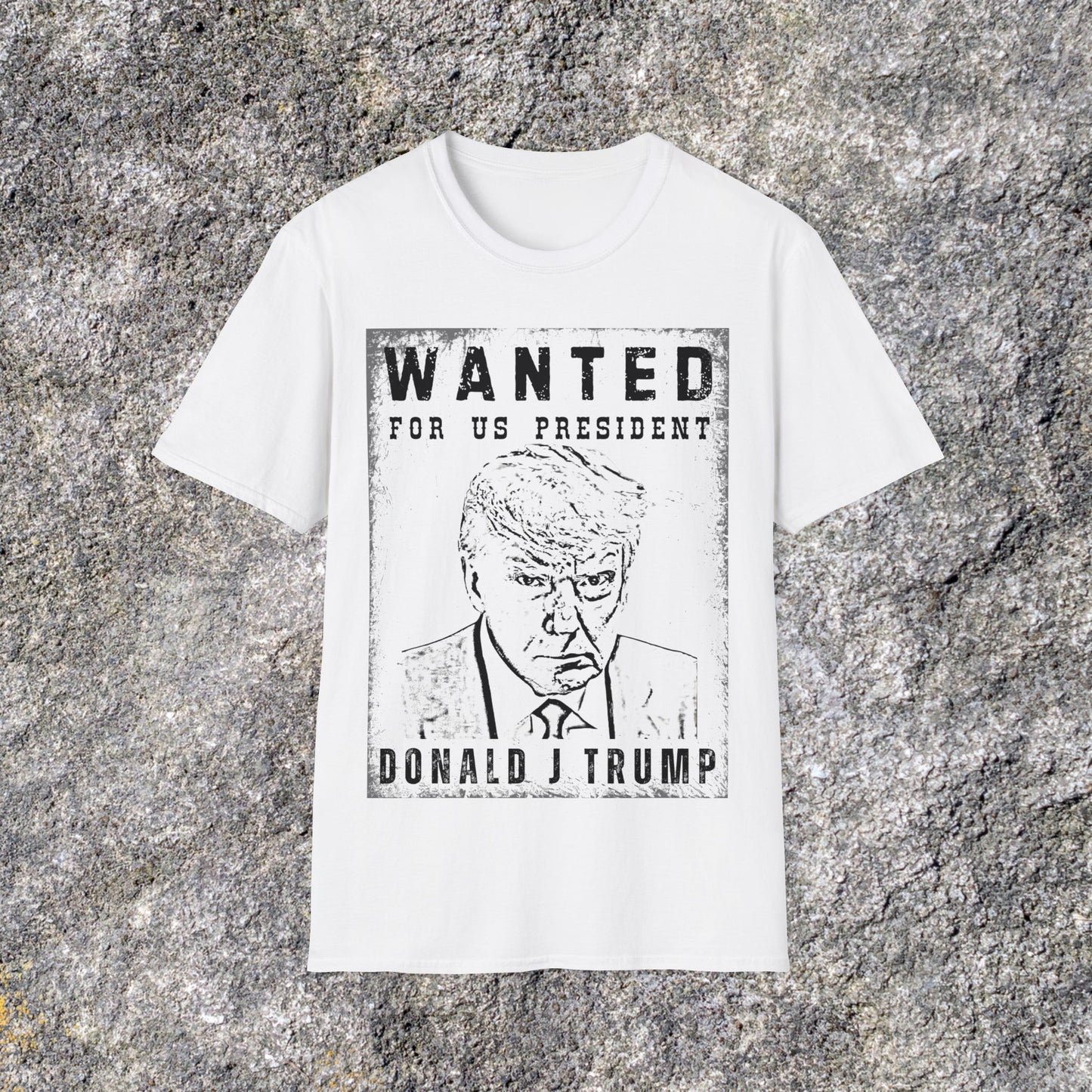 Donald Trump President Election Shirt | Trump Wanted Poster | Trump Mug Shot | Soft Cotton Shirt | Adult shirt Unisex Ultrasoft Cotton shirt