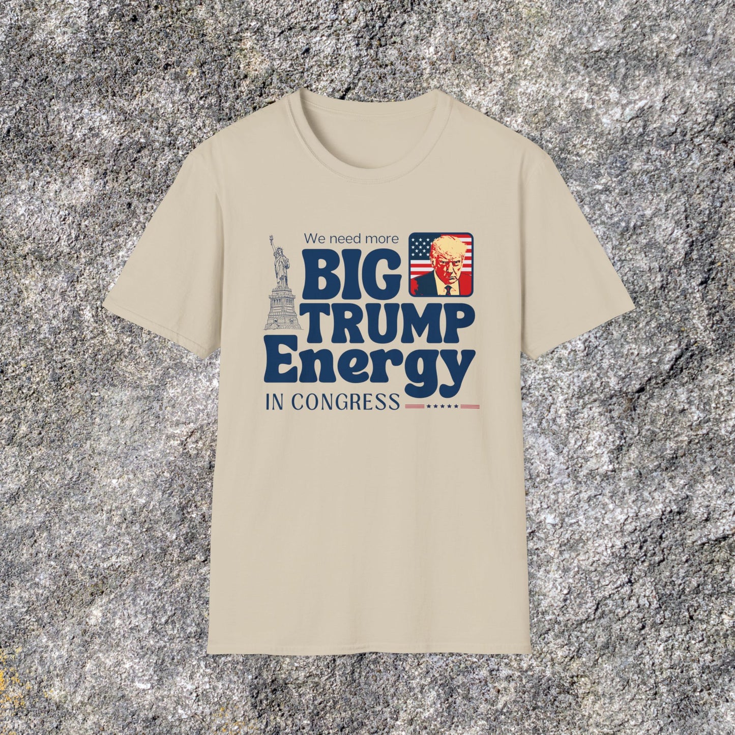 Donald Trump Shirt | Big Trump Energy Shirt | Fight Fight Fight Trumpster | Soft Cotton Shirt | Adult shirt Unisex Ultrasoft Cotton shirt