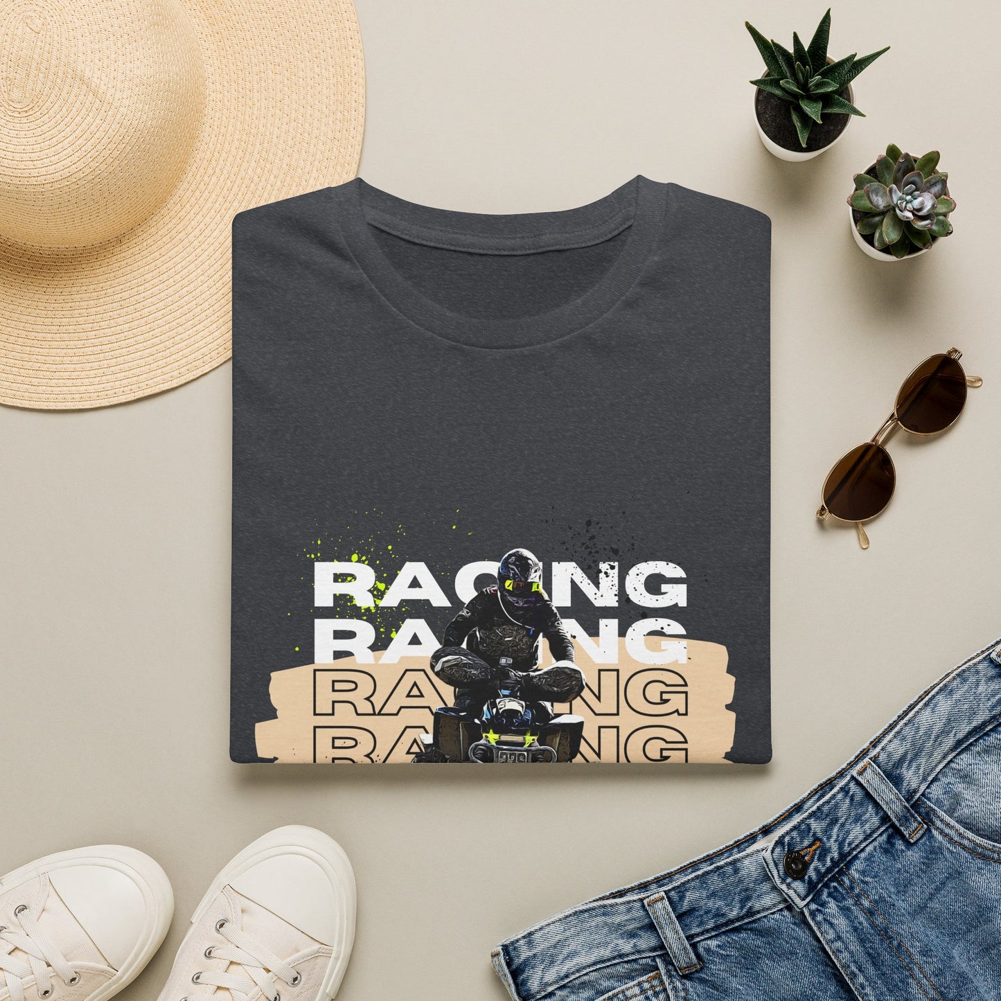 Honda 400 ATV Racing T-Shirt | Go Fast Get Dirty Off-Road Shirt | Four Wheeler Racing