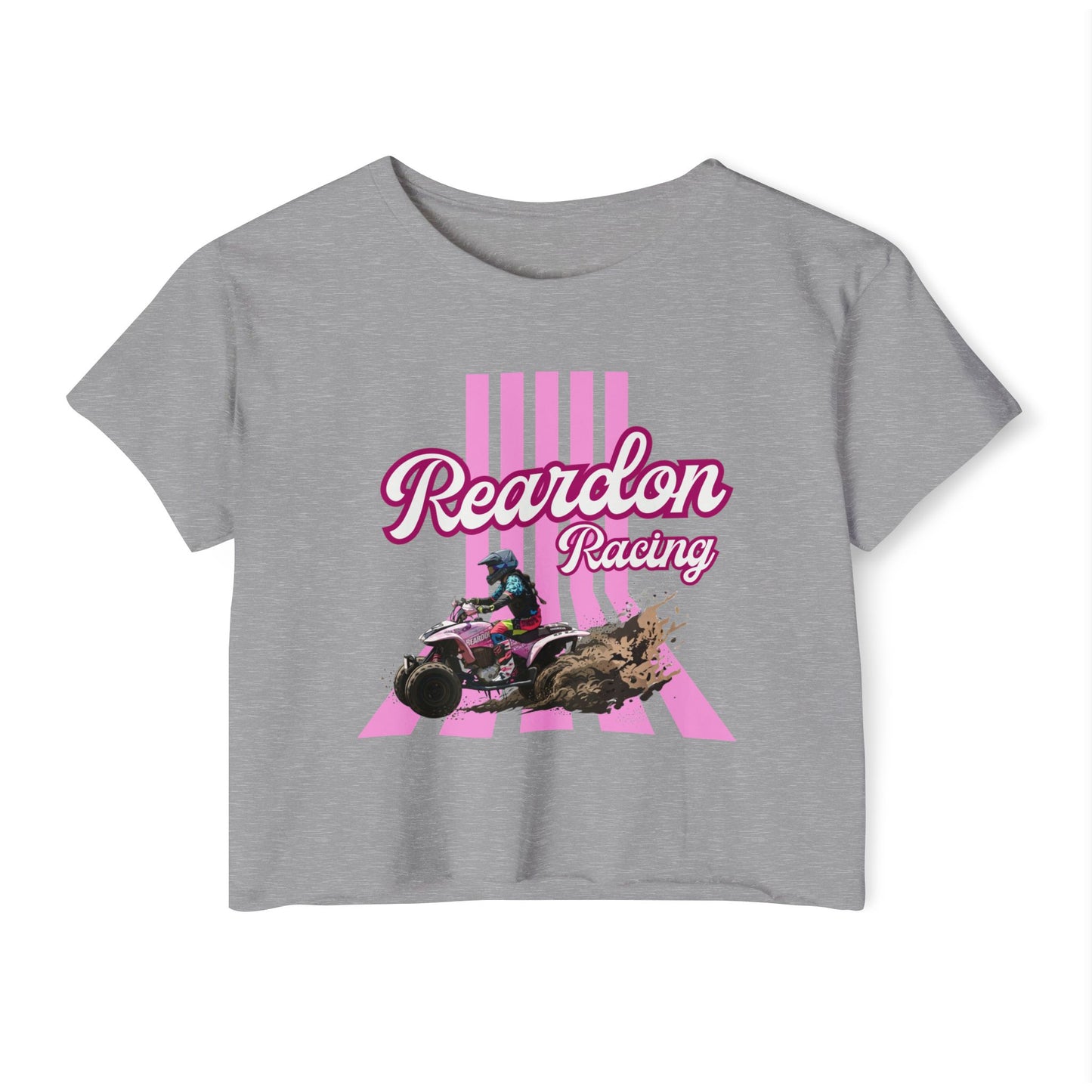Reardon Racing #3 Crop Top — Women's Festival Racing Graphic