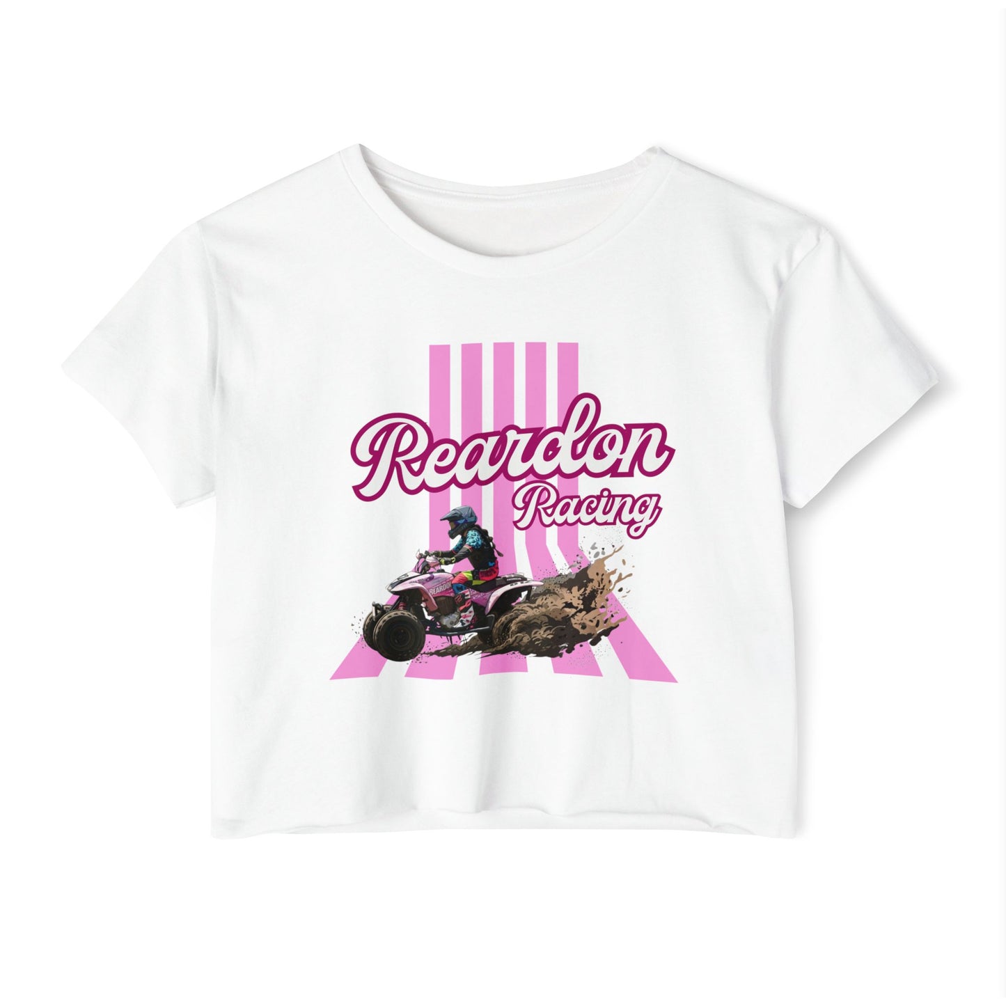 Reardon Racing #3 Crop Top — Women's Festival Racing Graphic