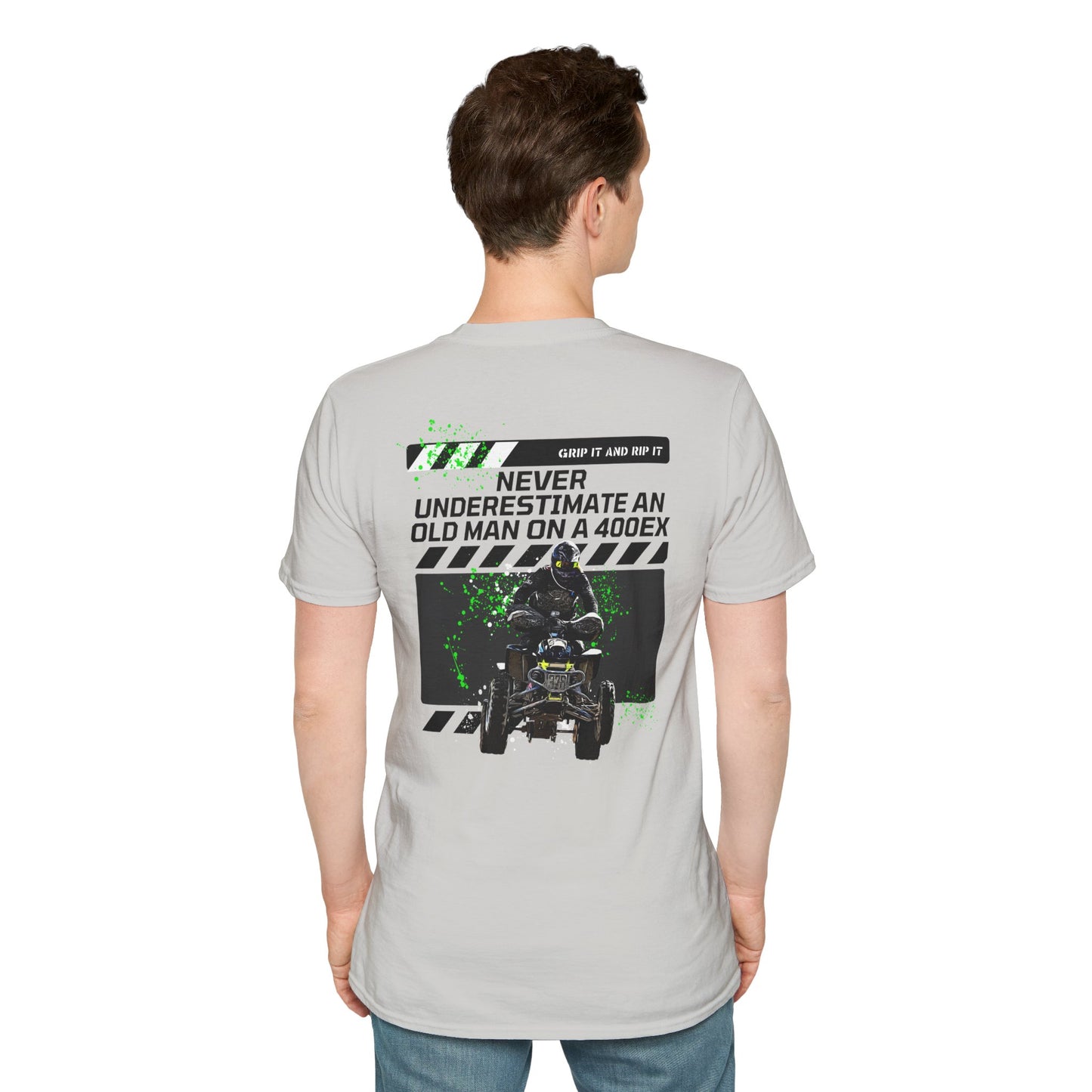 Honda 400 EX Racing Shirt — "Never Underestimate An Old Man"